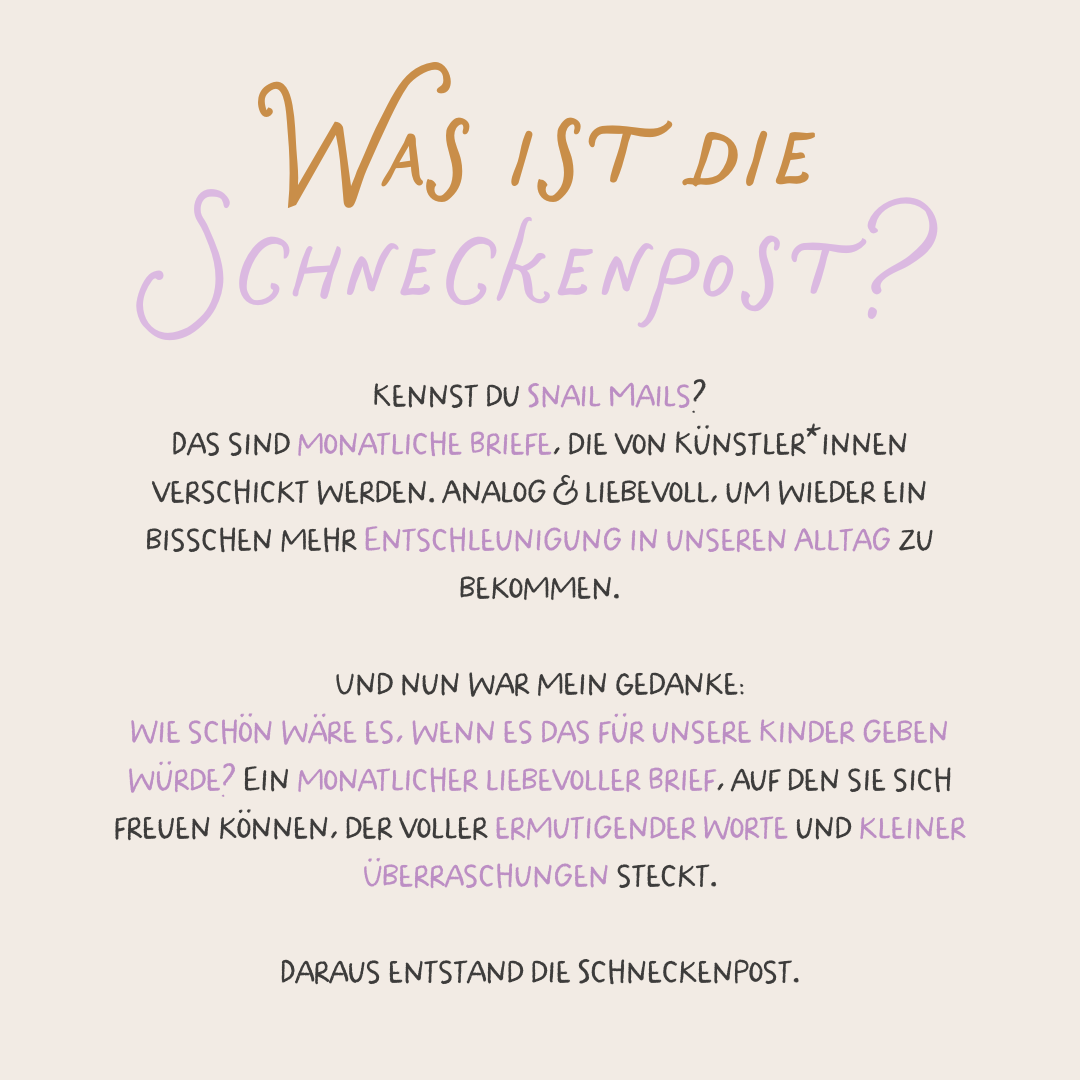 Kennlern-Schneckenpost