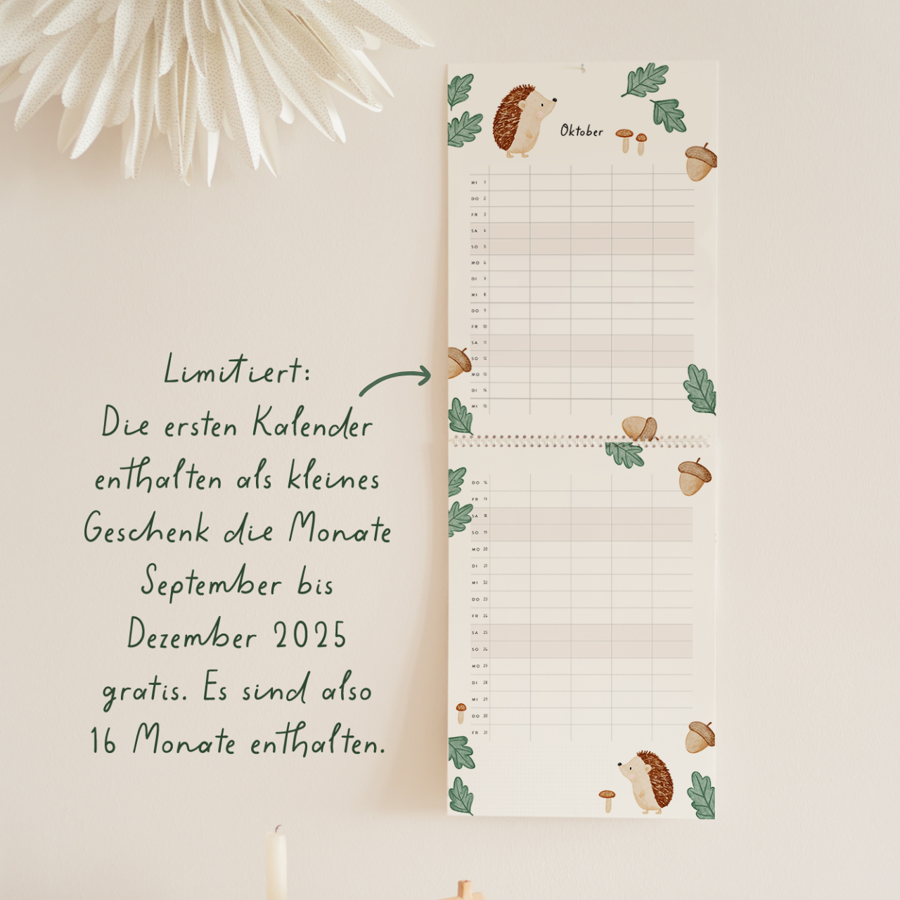 Hej Hanni Familienkalender 2026 LANG