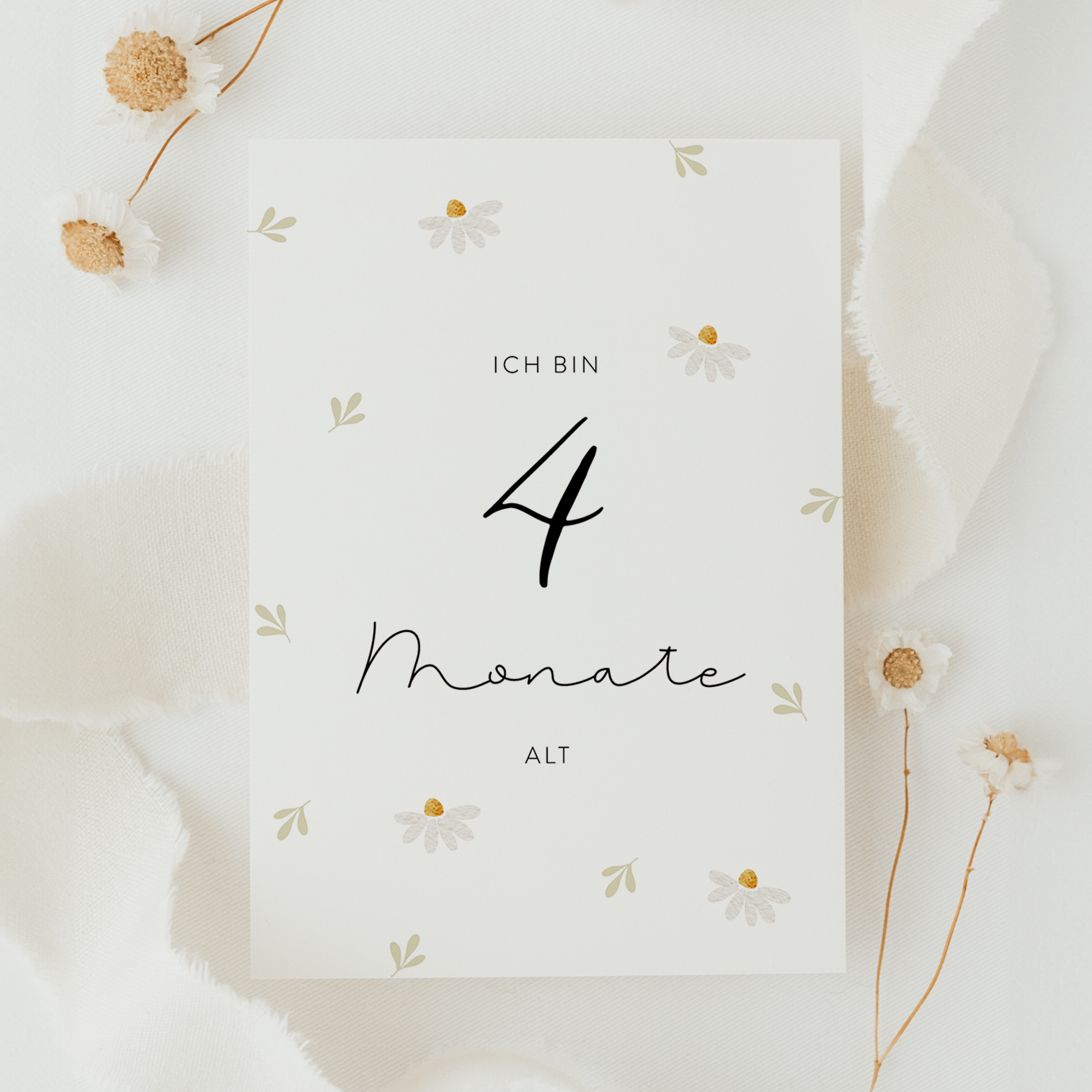 Hej Hanni Meilensteinkarten Baby