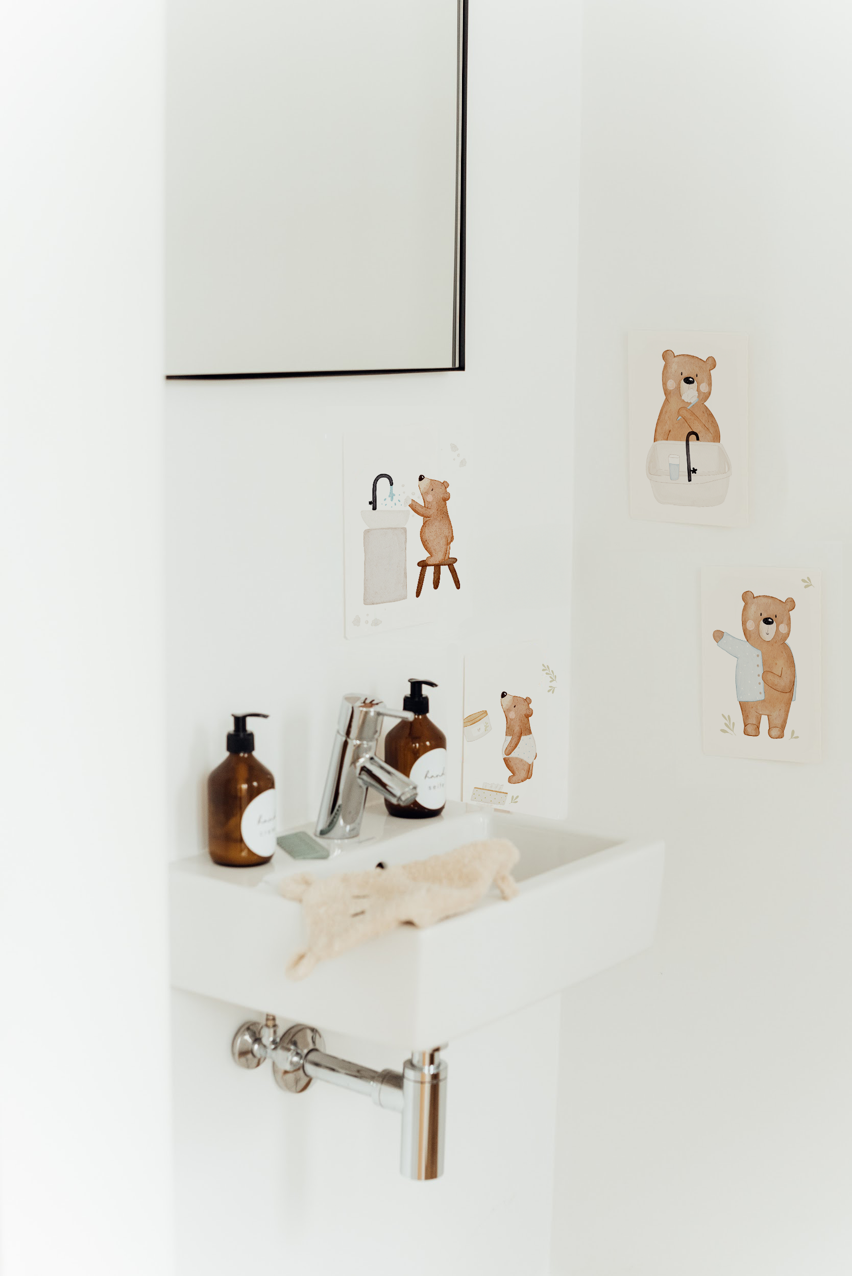 Hej Hanni Badezimmer Posterset Routinekarten