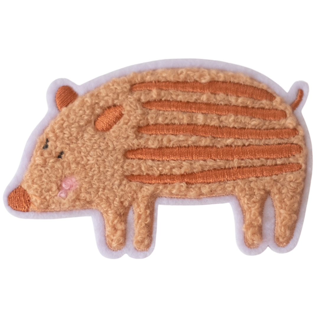 Hej Hanni Patch flauschig Frischling Chenillepatch