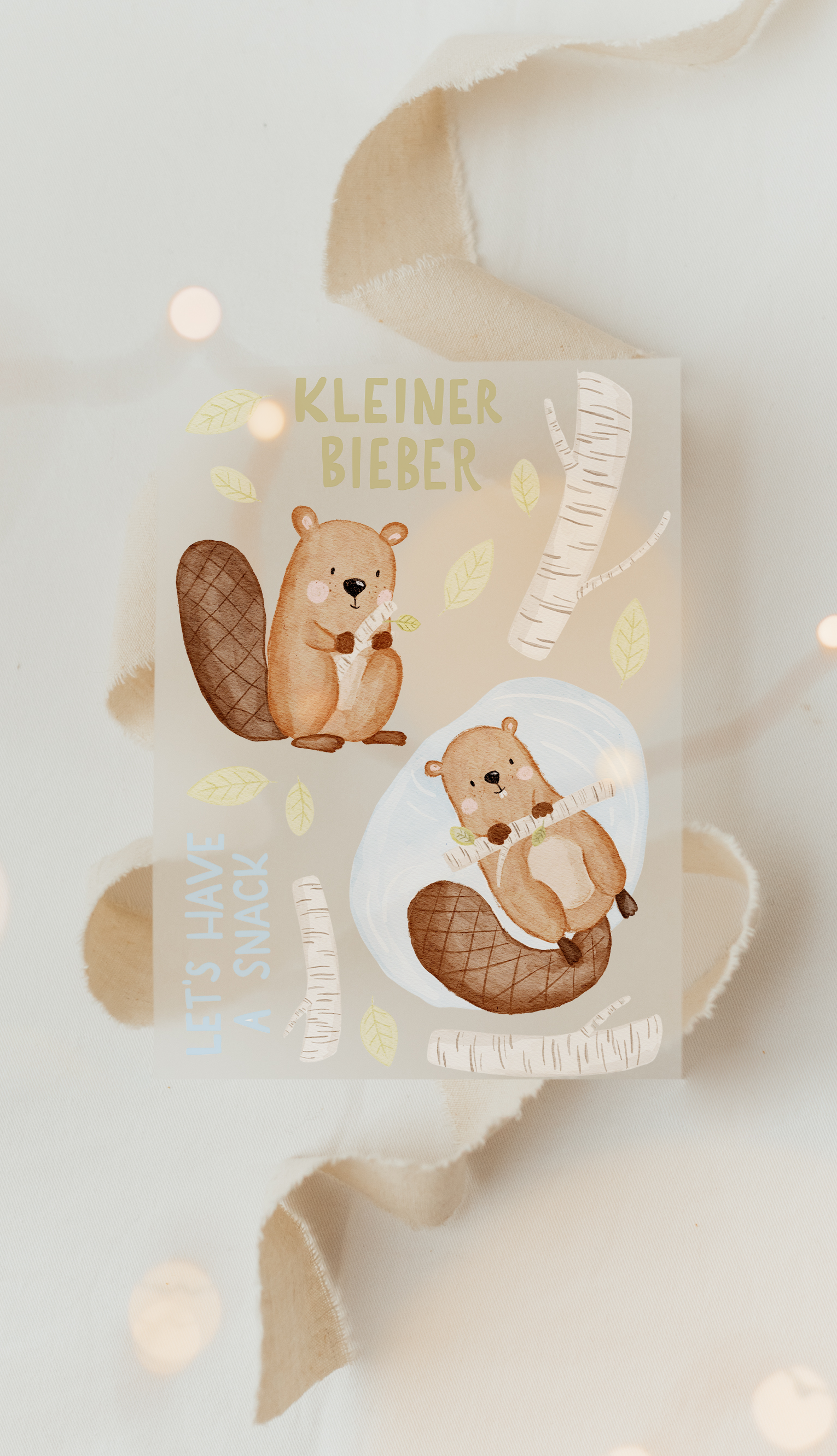 Hej Hanni Bügelbilderset A6 Bieber