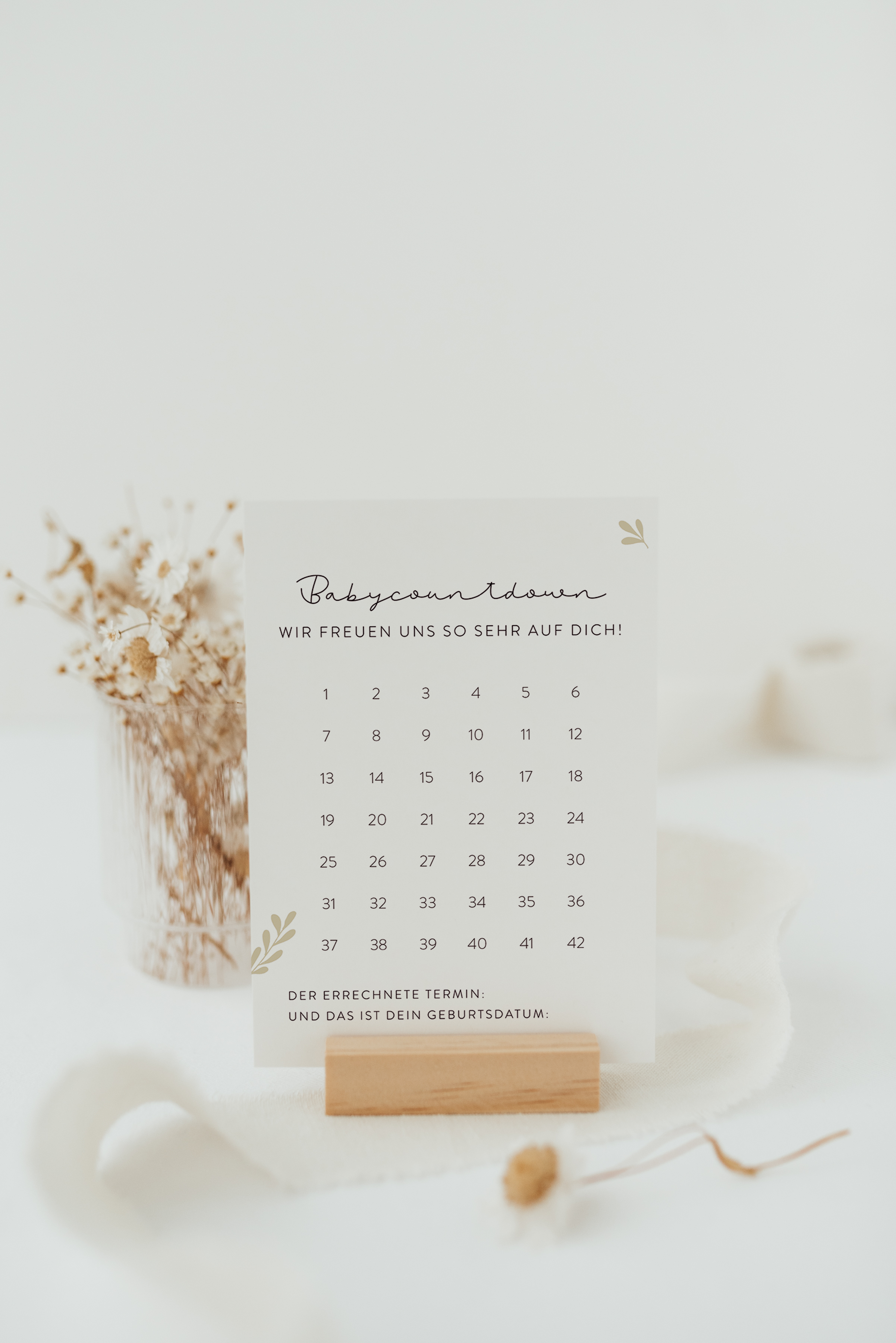 Hej Hanni Meilensteinkarten Schwangerschaft