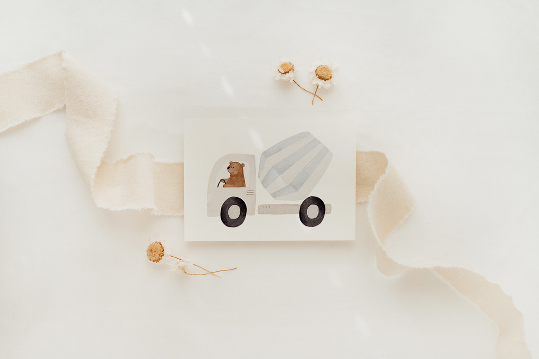 Hej Hanni Minikarte Bär Betonmischer A7