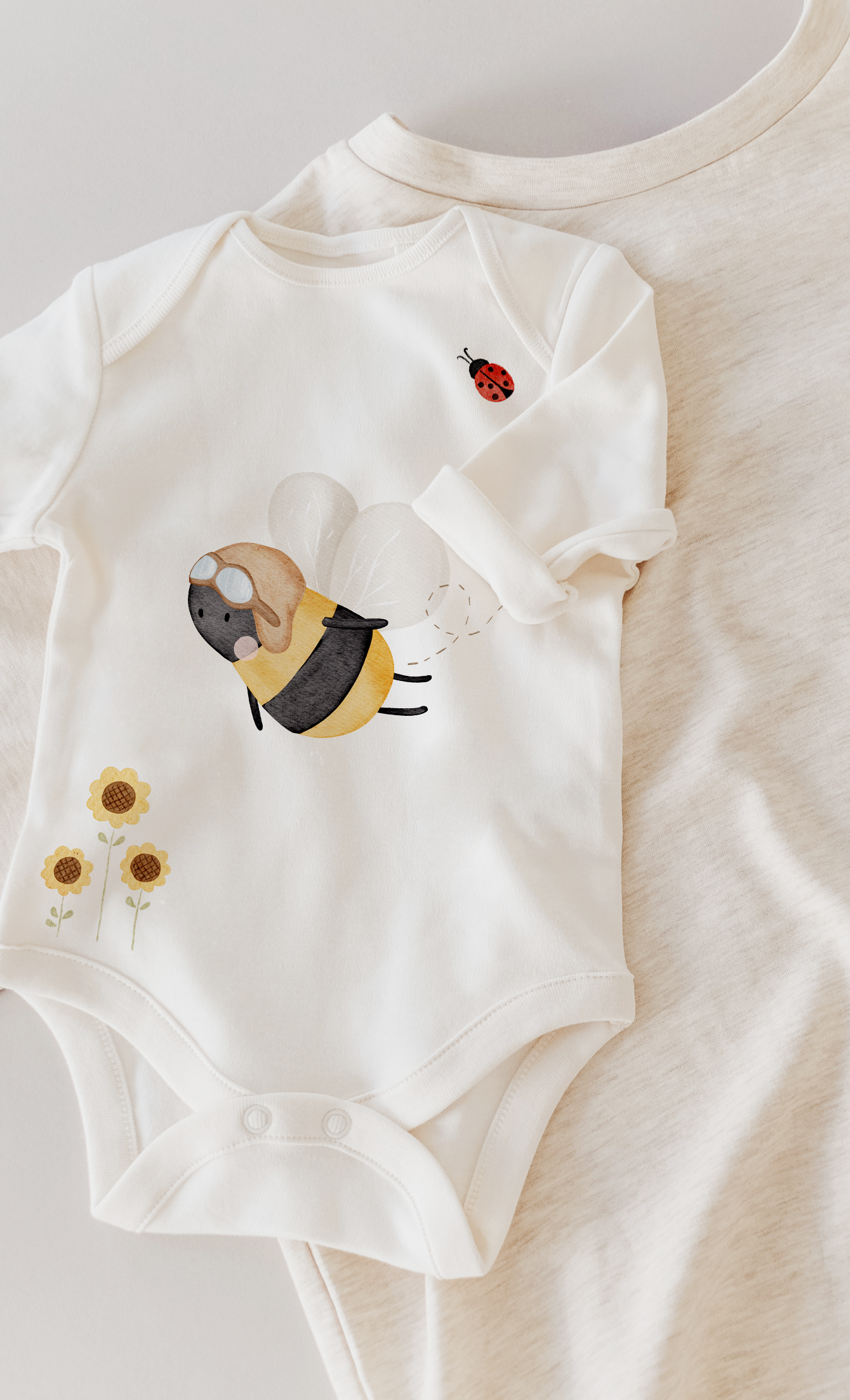 Hej Hanni Bügelbilderset A6 Bienchen & Blümchen