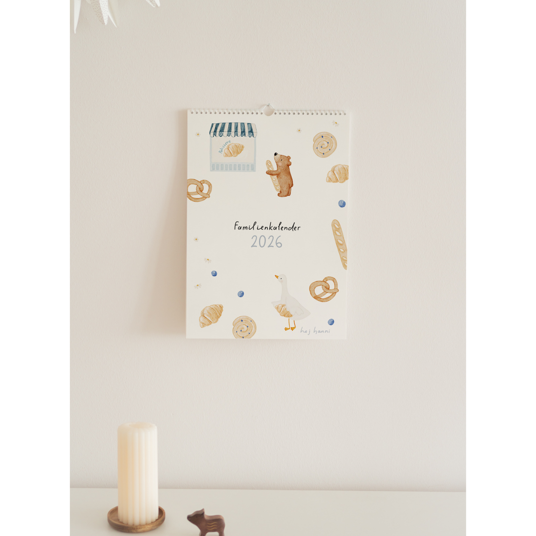 Hej Hanni Familienkalender 2026