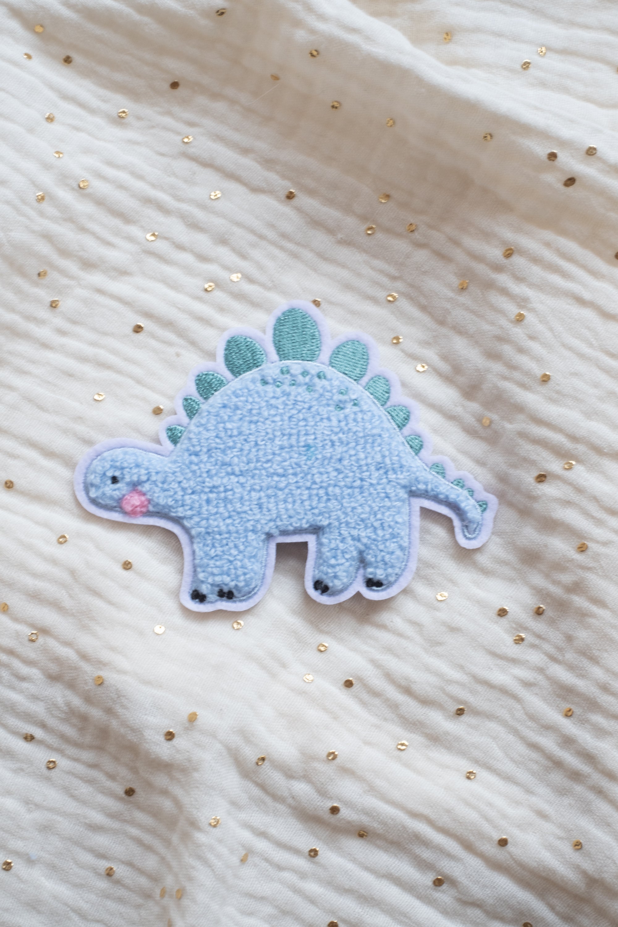 Hej Hanni Patch flauschig Dinosaurier Chenillepatch