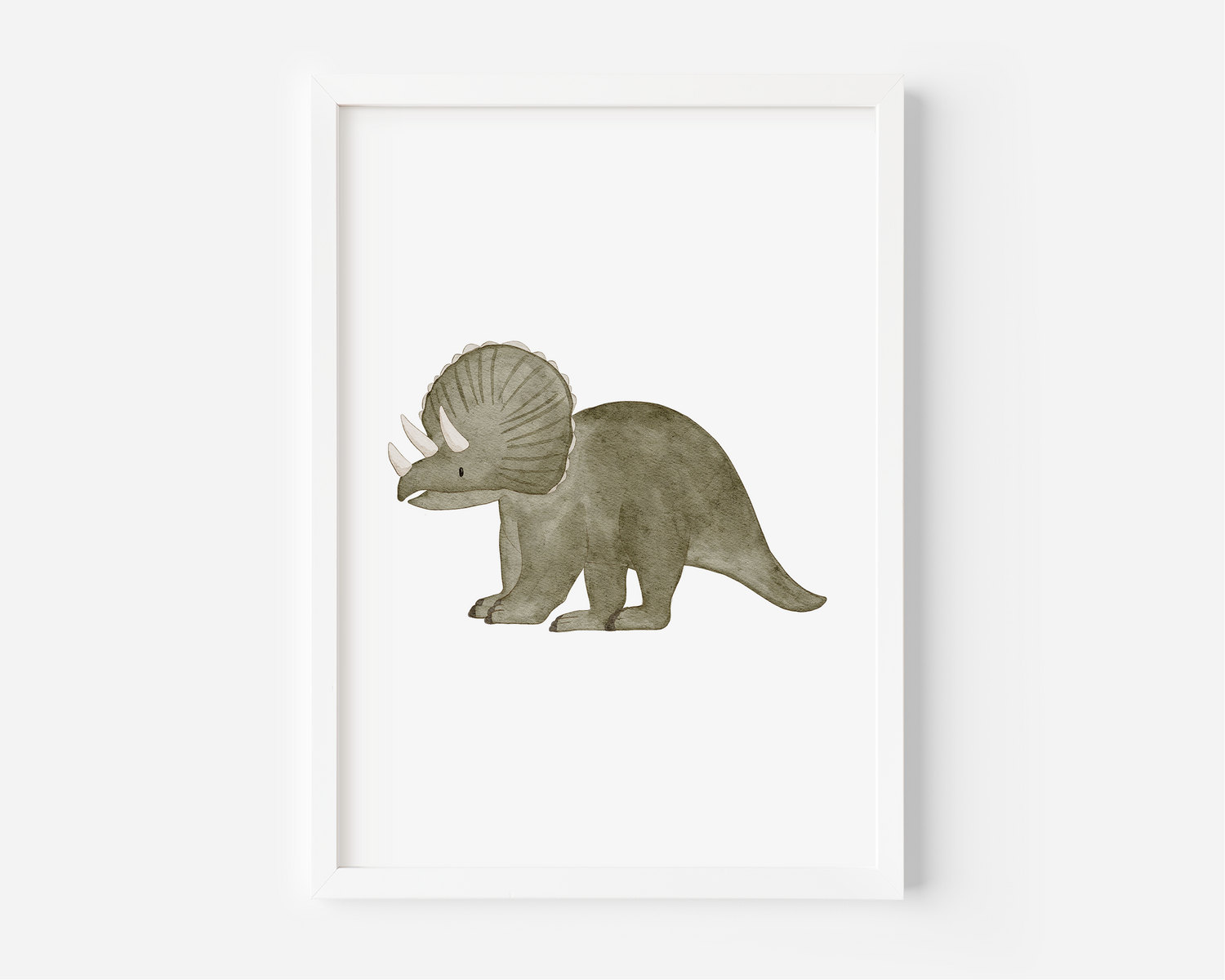 Kinderposter Dinosaurier - Triceratops