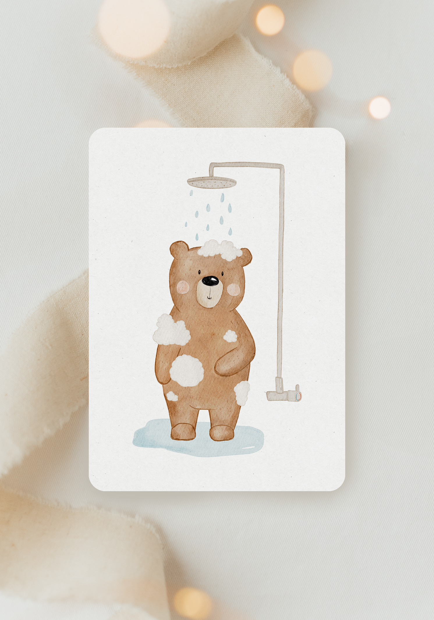 Hej Hanni Badezimmer Posterset Routinekarten