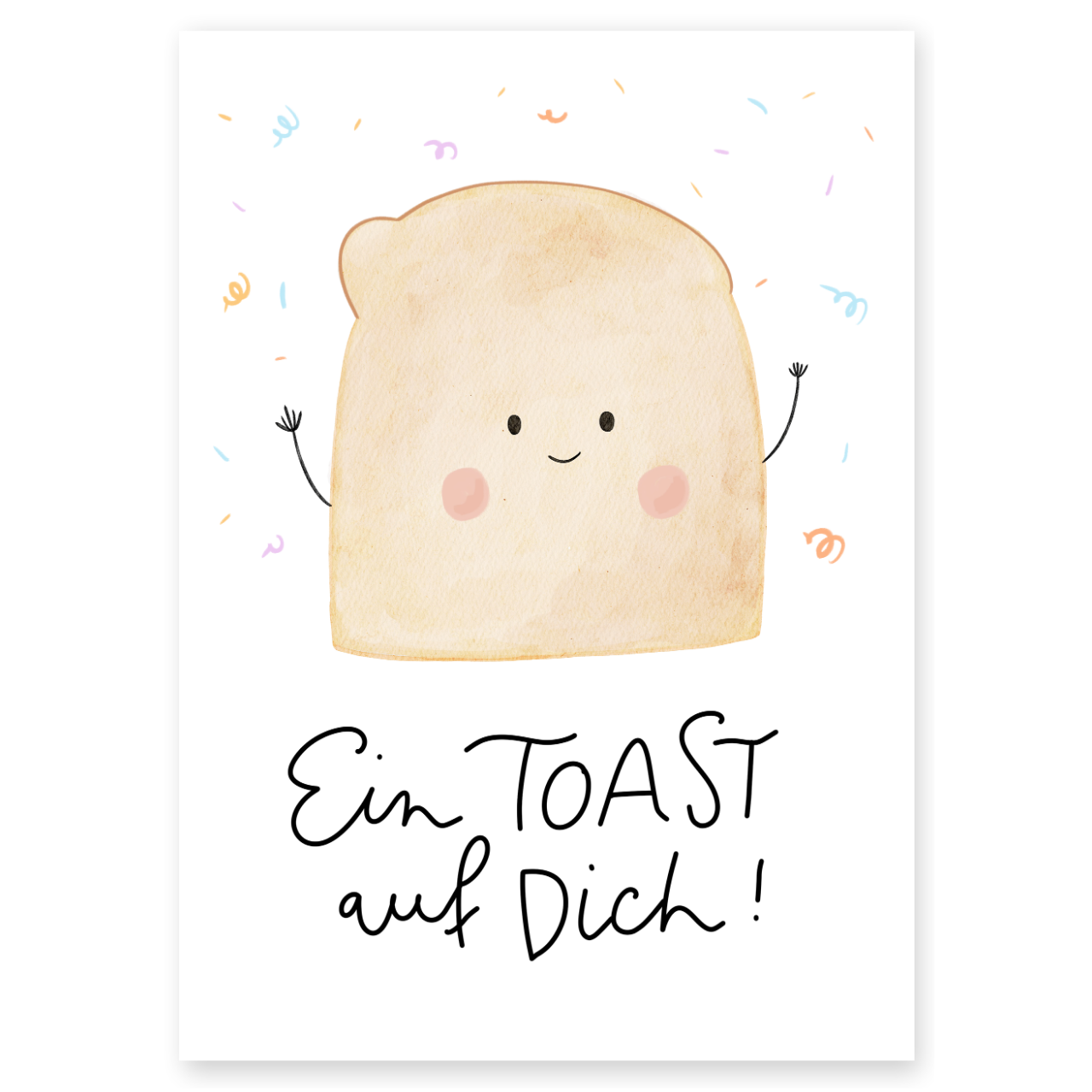 Kinderposter Ein Toast auf Dich