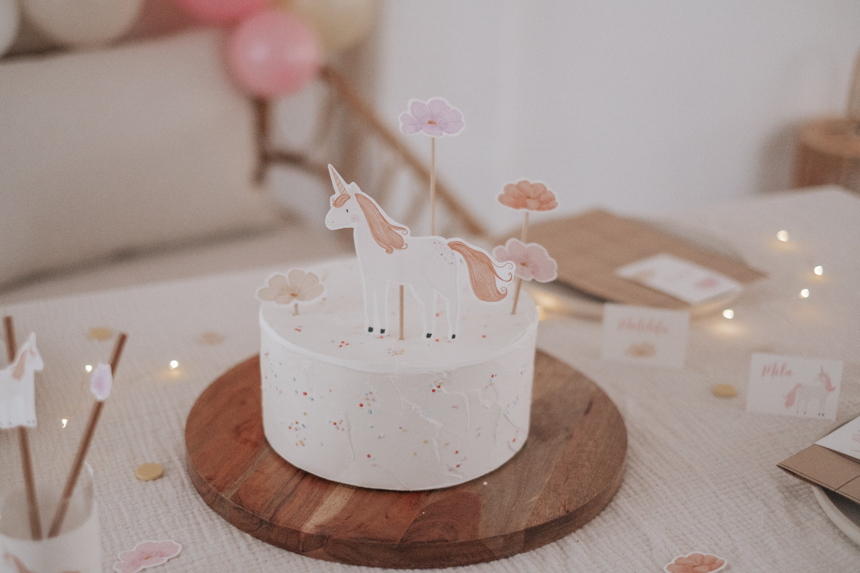 Hej Hanni Caketopper Einhörner