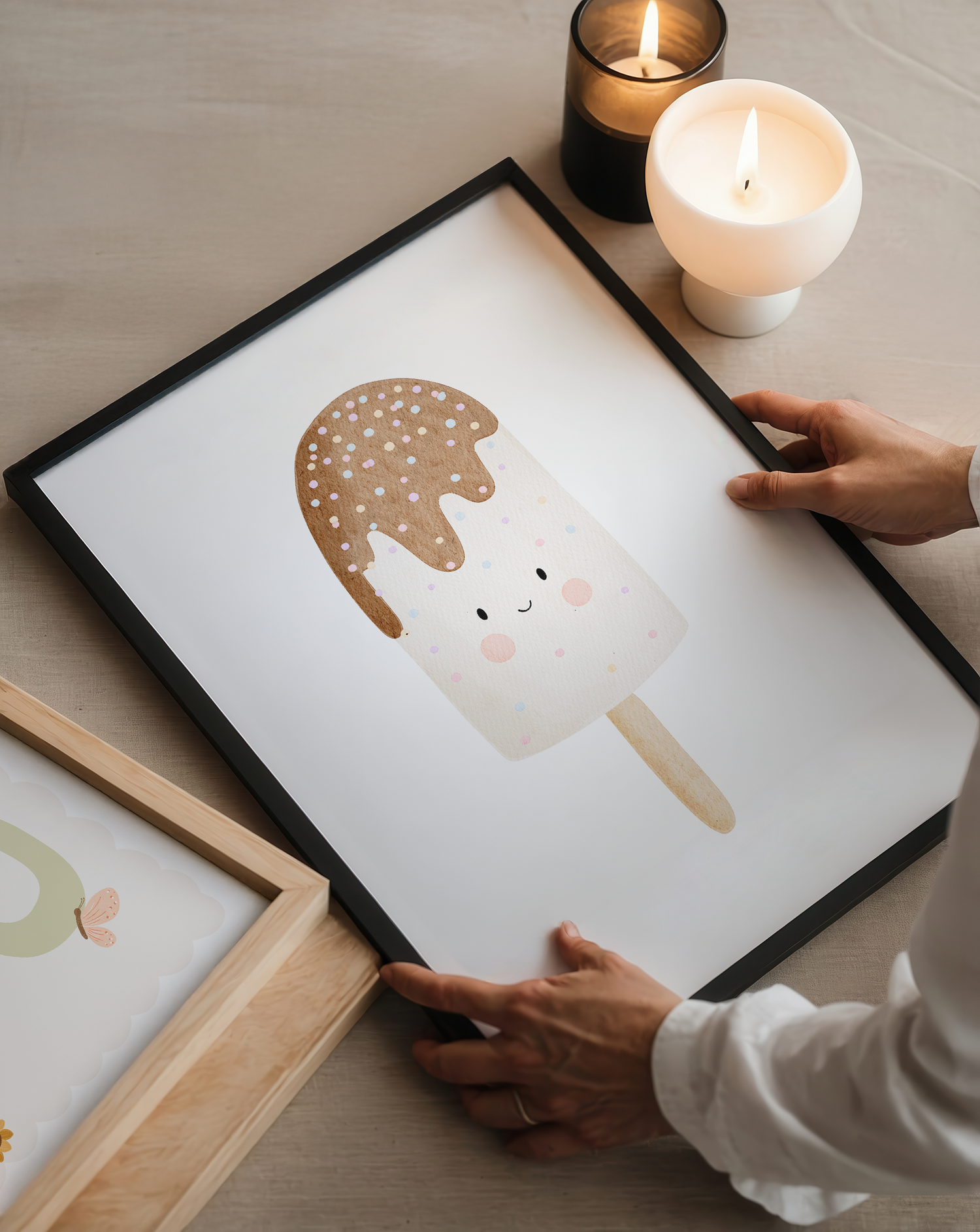 Kinderposter Eis am Stiel