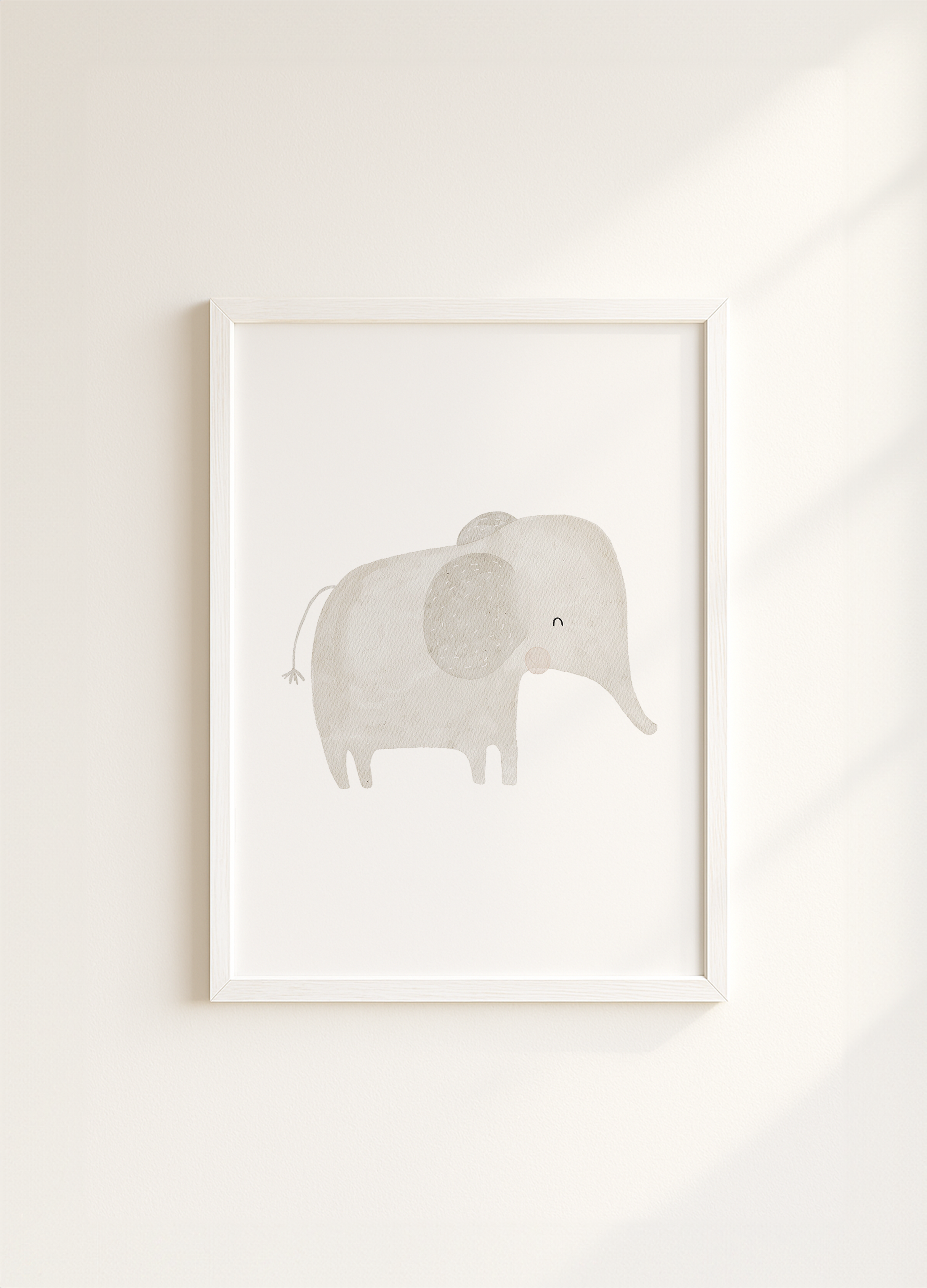 Kinderposter Safaritiere Elefant