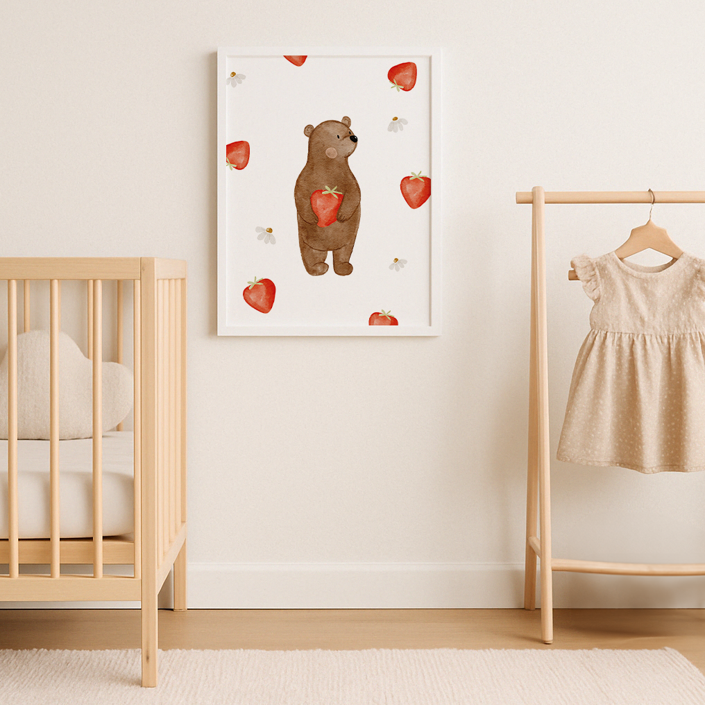 Kinderposter Erdbär