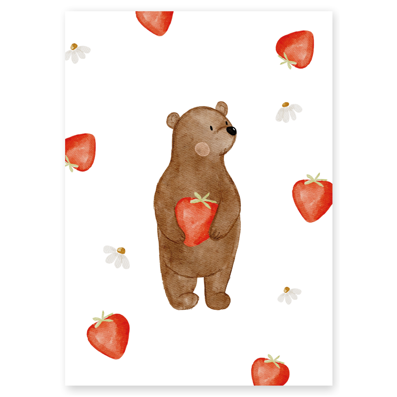 Kinderposter Erdbär