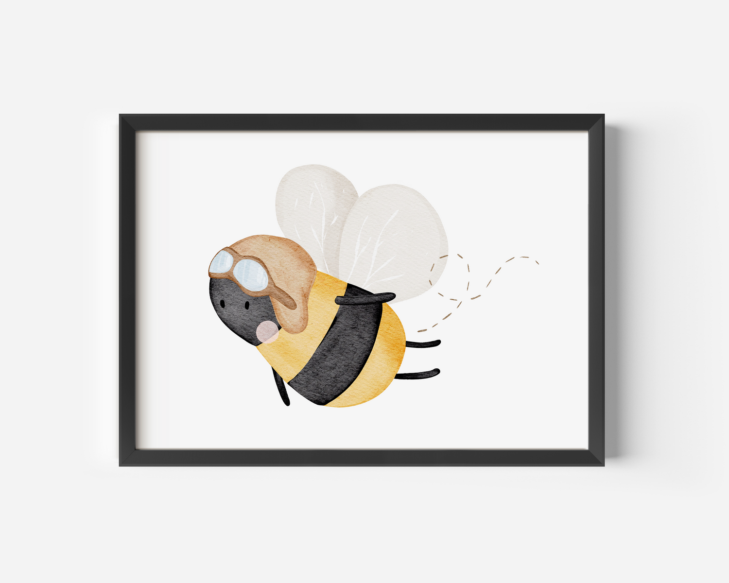 Kinderposter Fliegerbiene