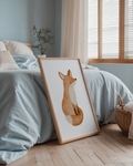 Kinderposter Fuchs inkl. Rahmen