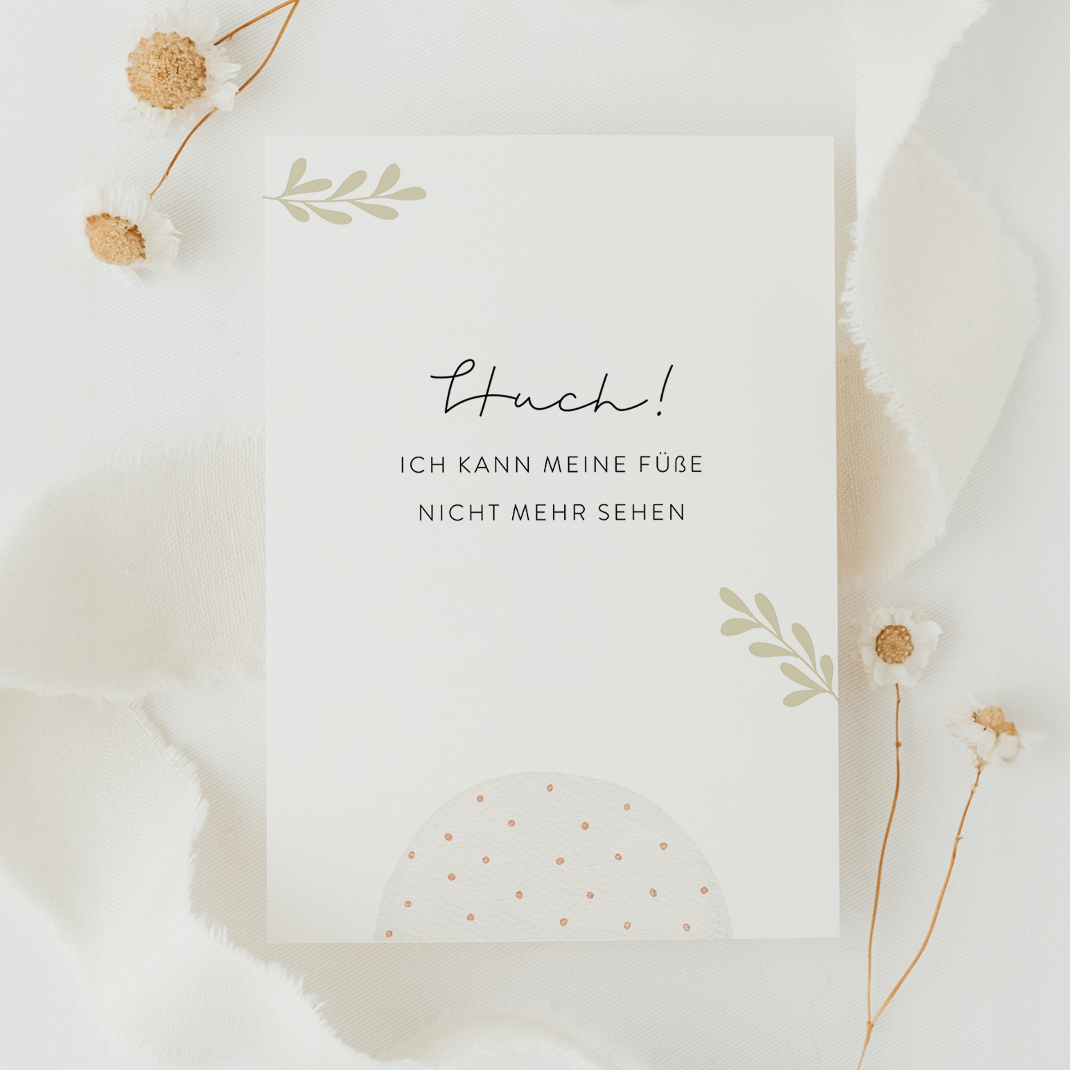 Hej Hanni Meilensteinkarten Schwangerschaft