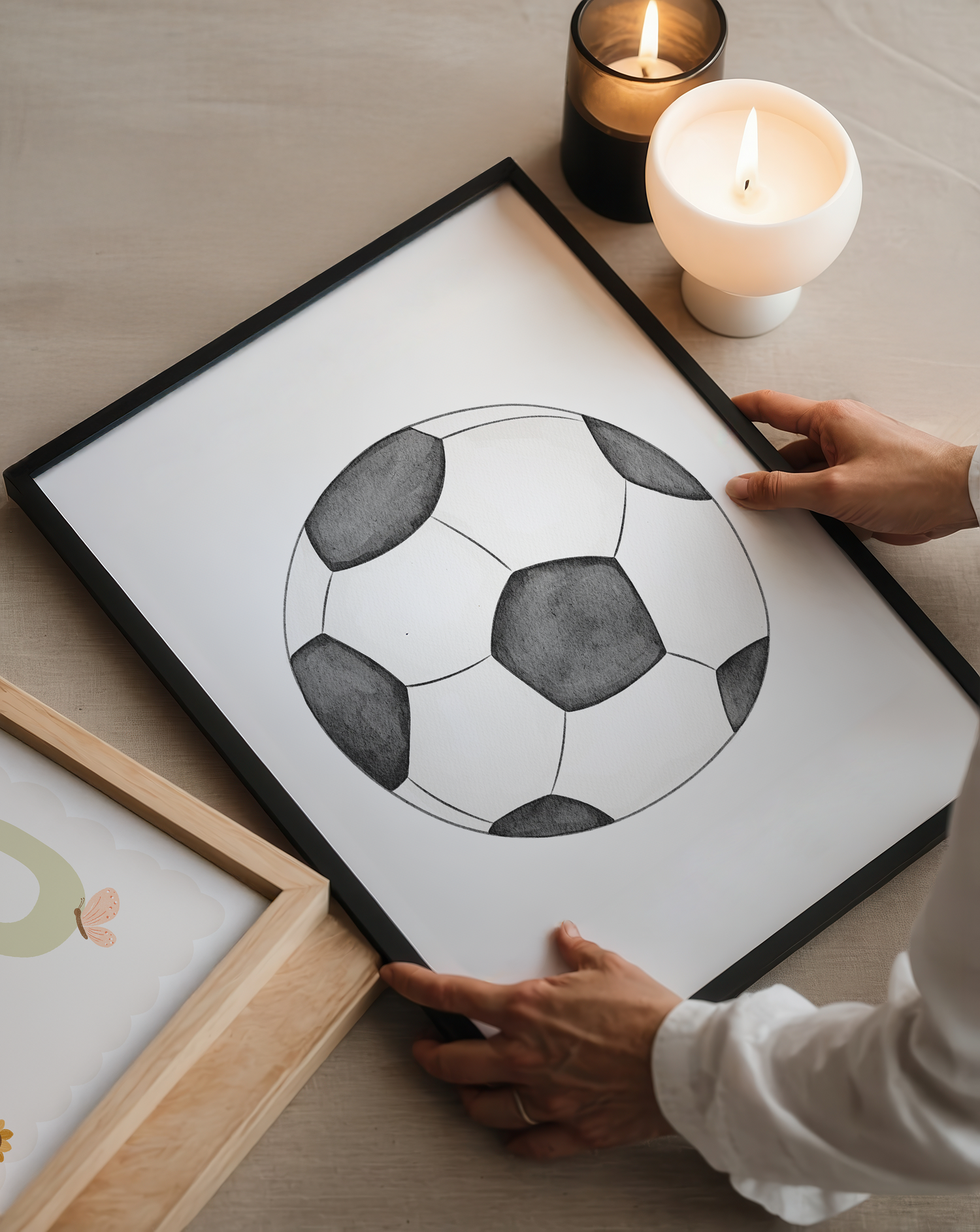 Kinderposter Fußball