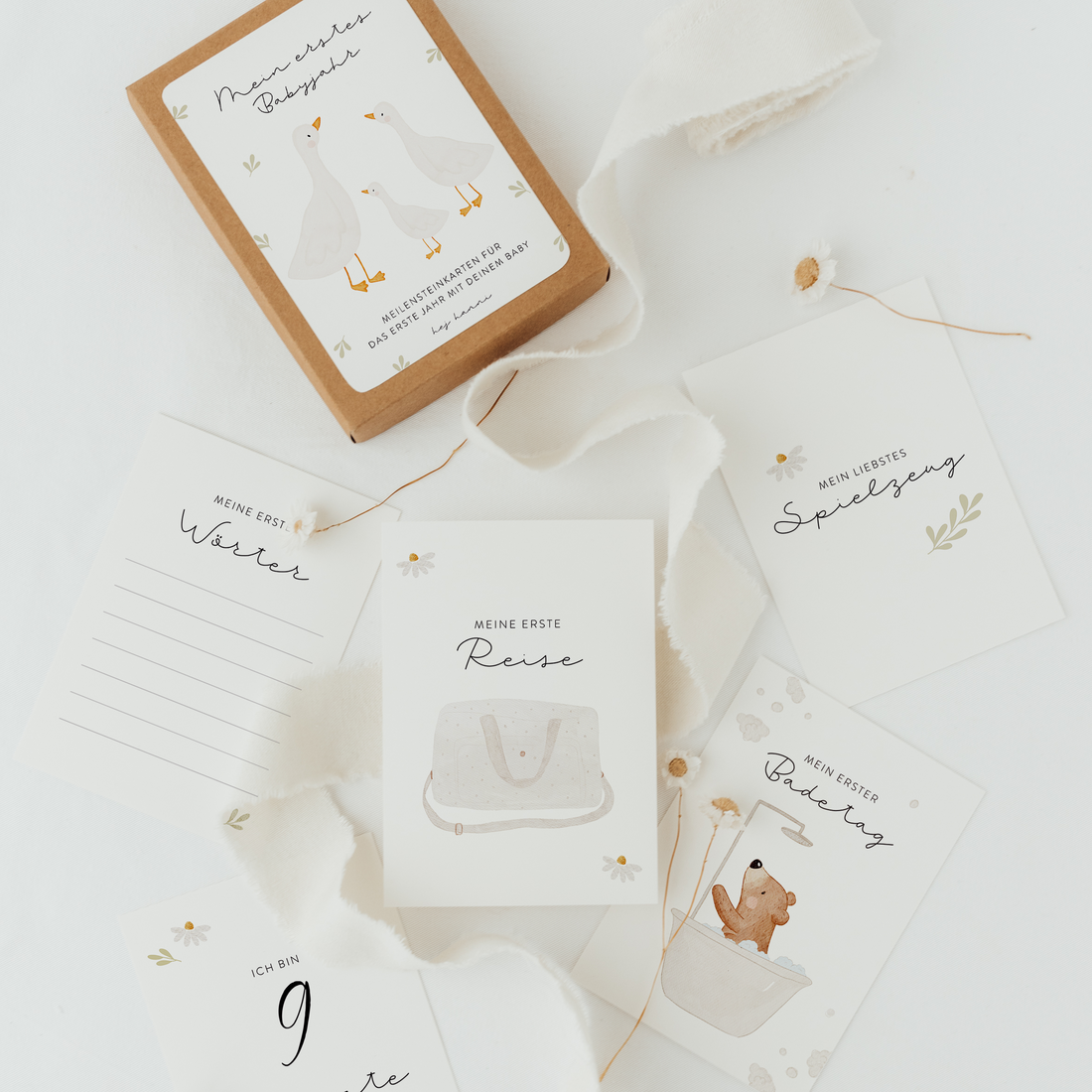 Hej Hanni Meilensteinkarten Baby