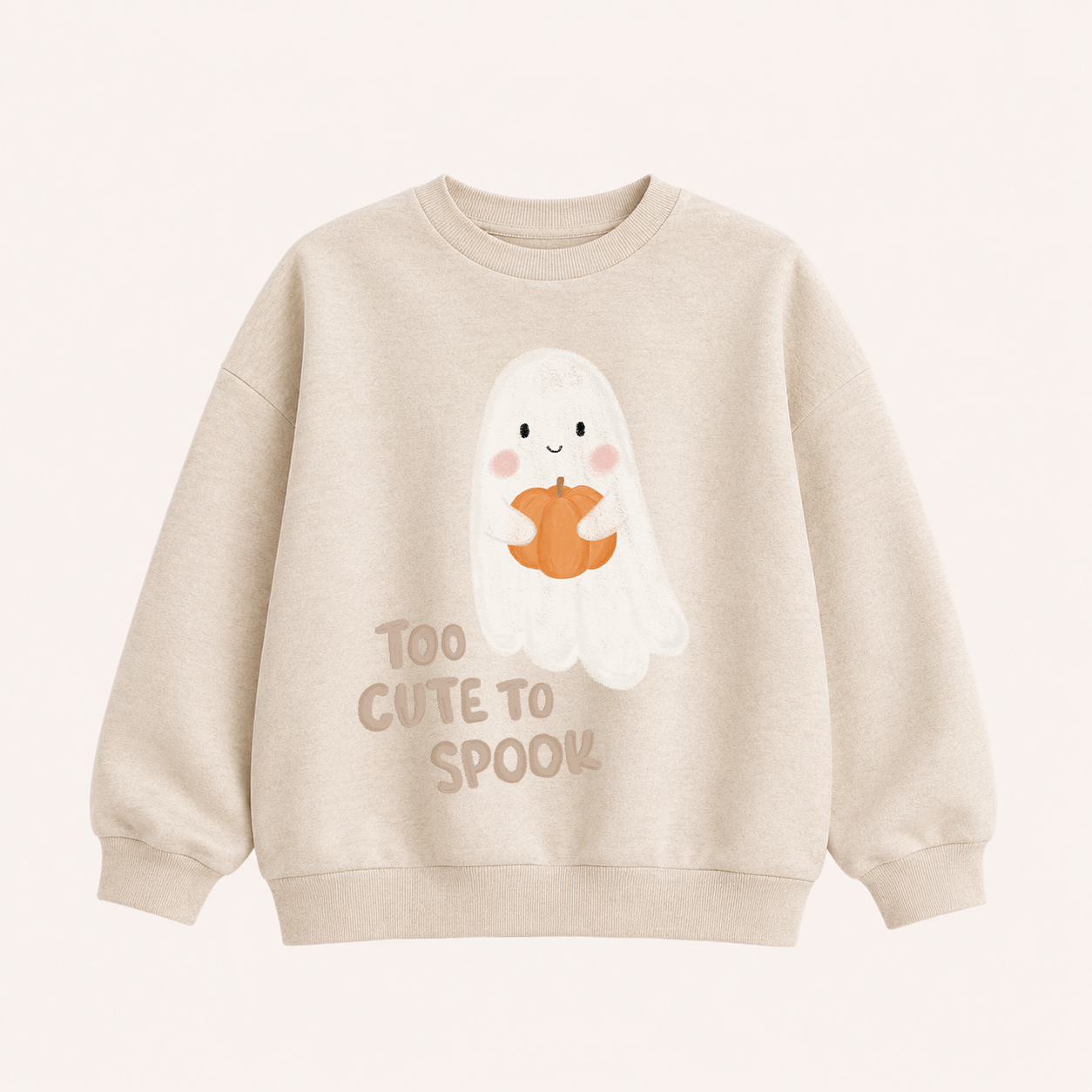 Großes Bügelbild Gespenst too cute to spook