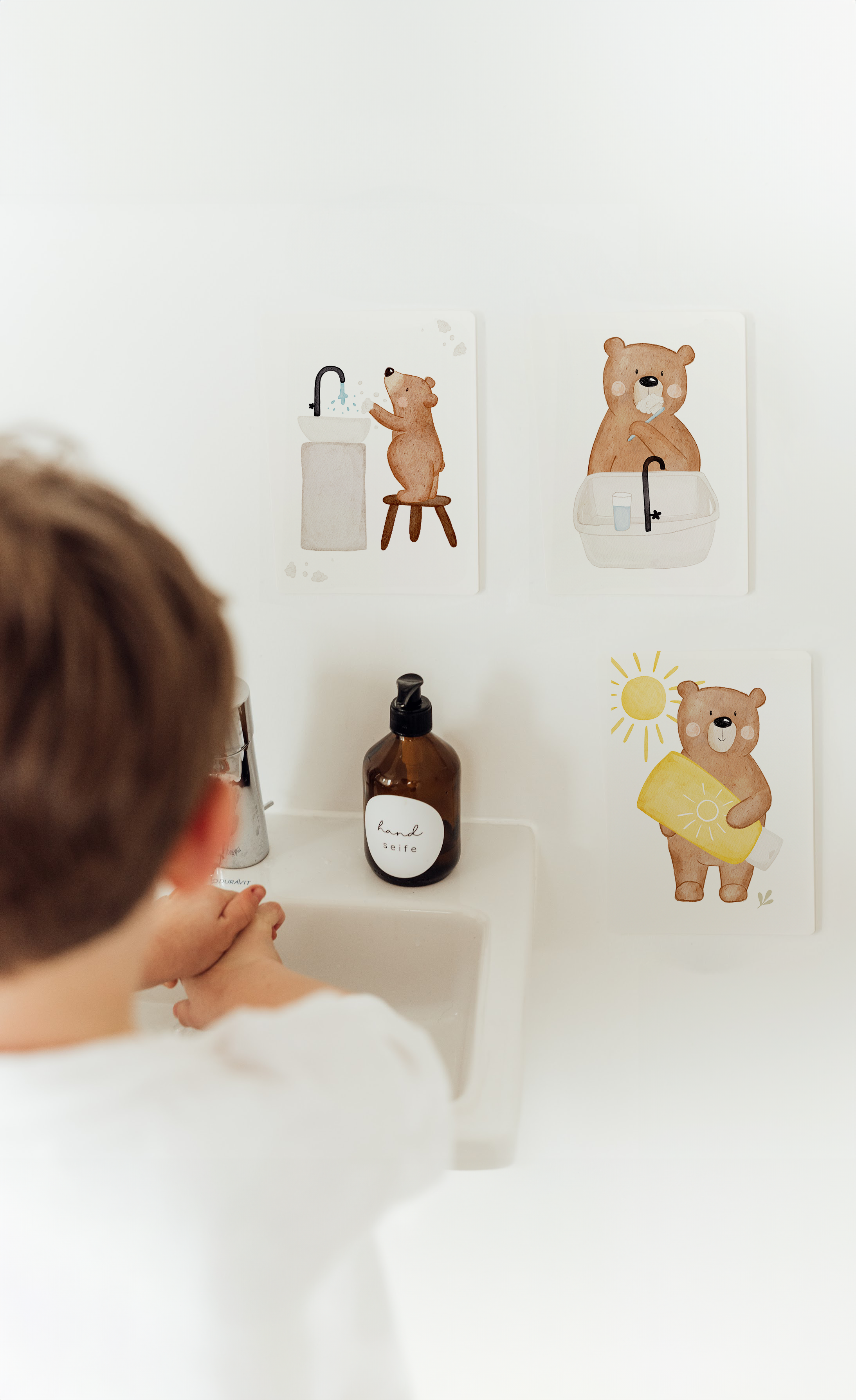 Hej Hanni Badezimmer Posterset Routinekarten