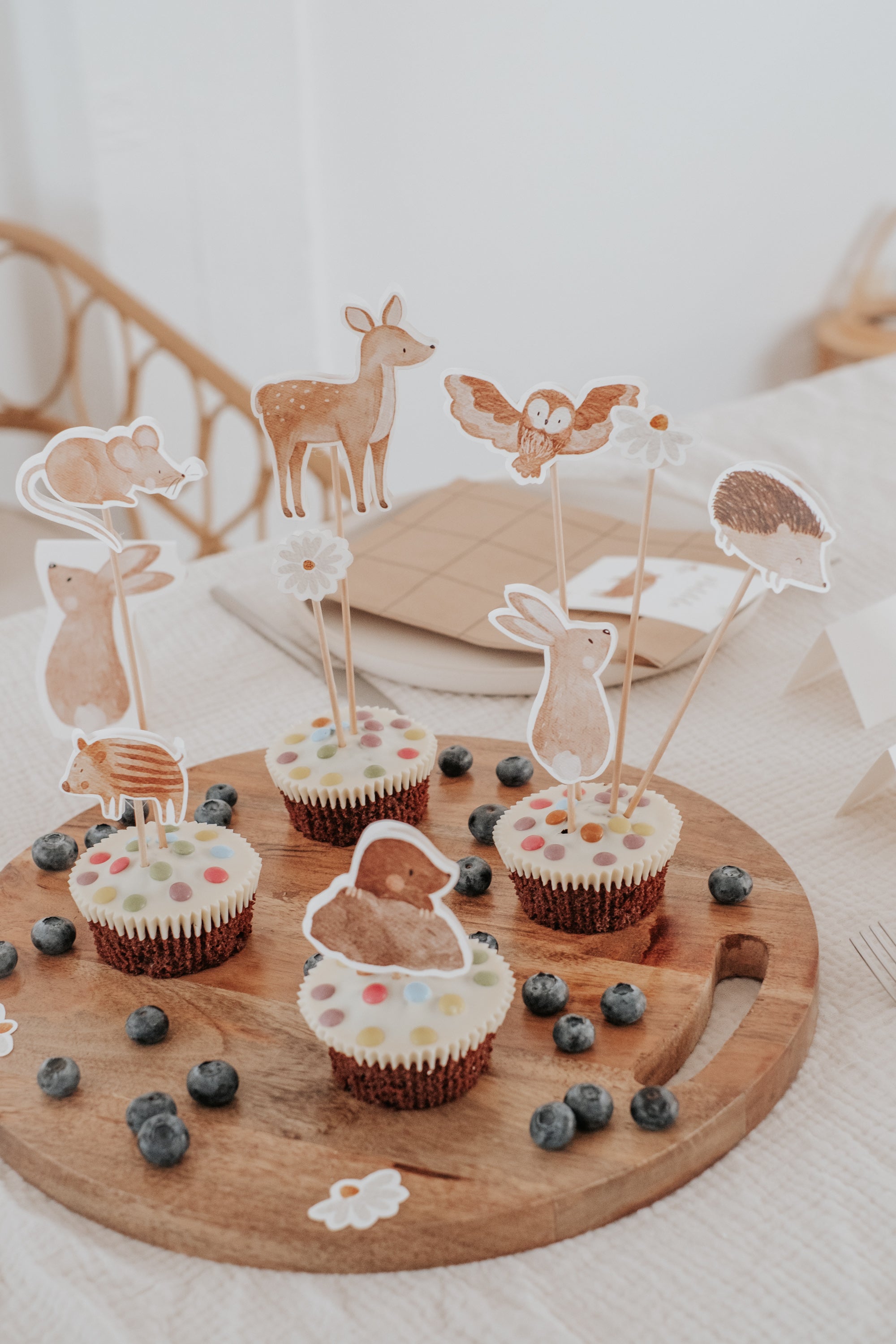 Hej Hanni Caketopper Waldtiere