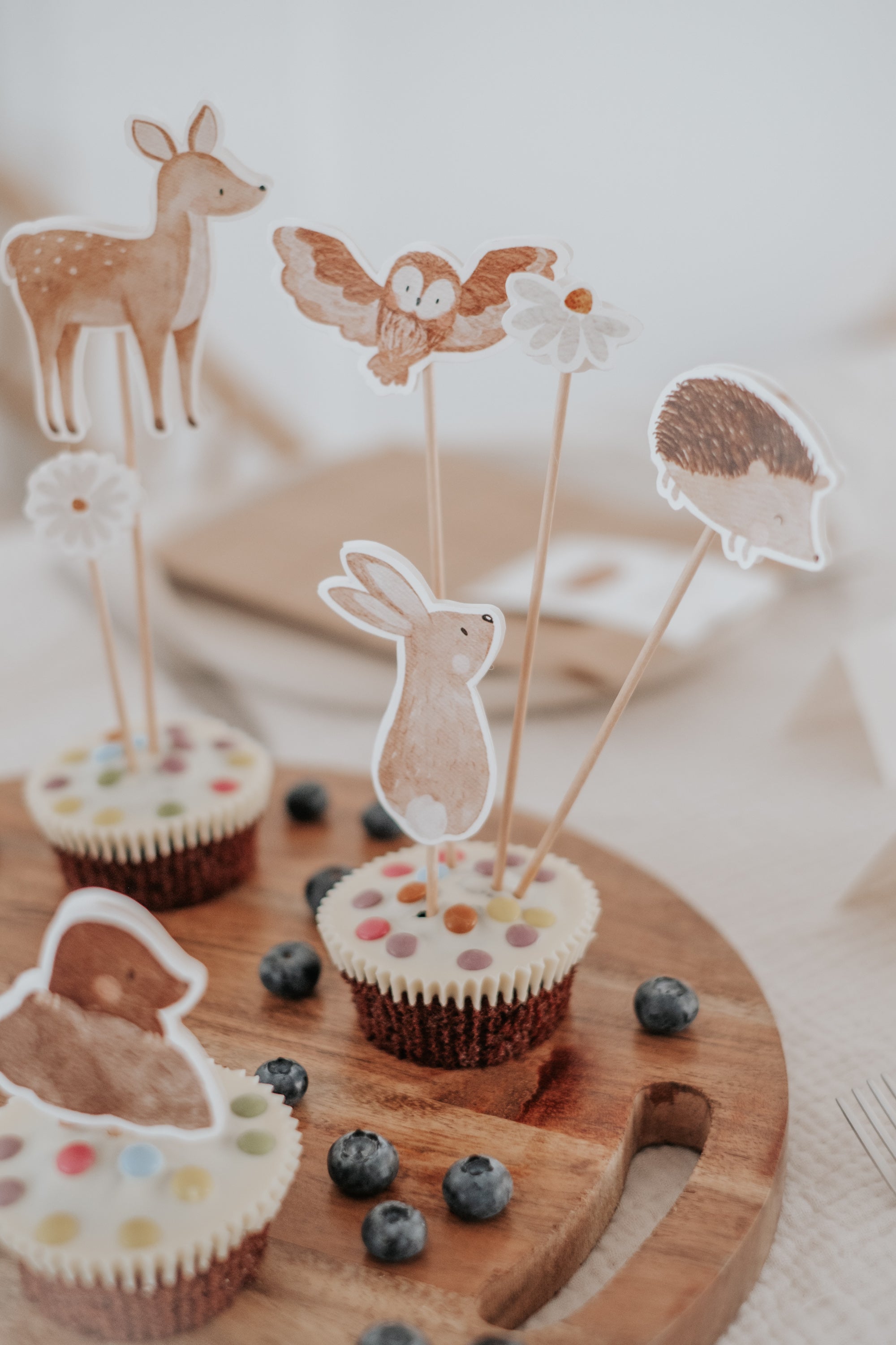 Hej Hanni Caketopper Waldtiere