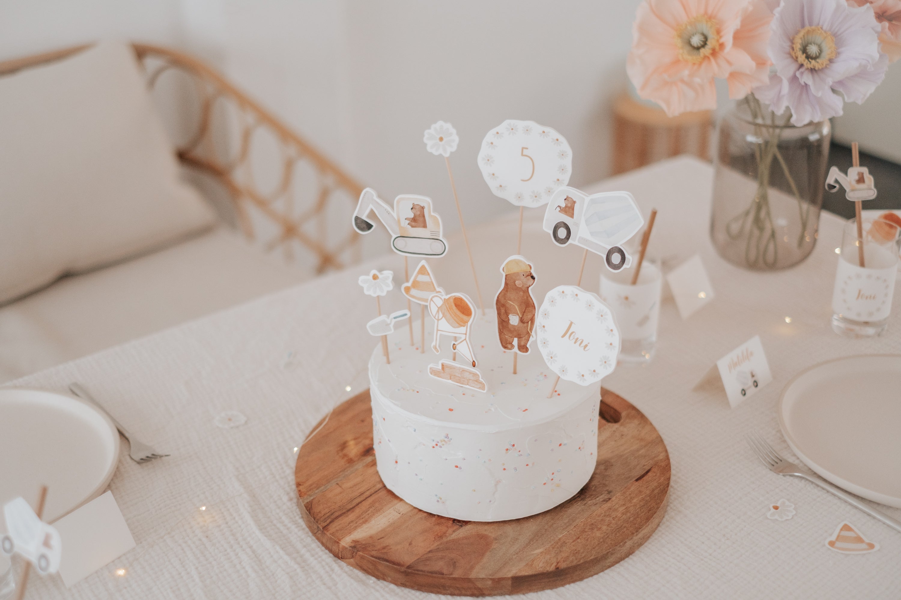 Hej Hanni Caketopper Baustelle