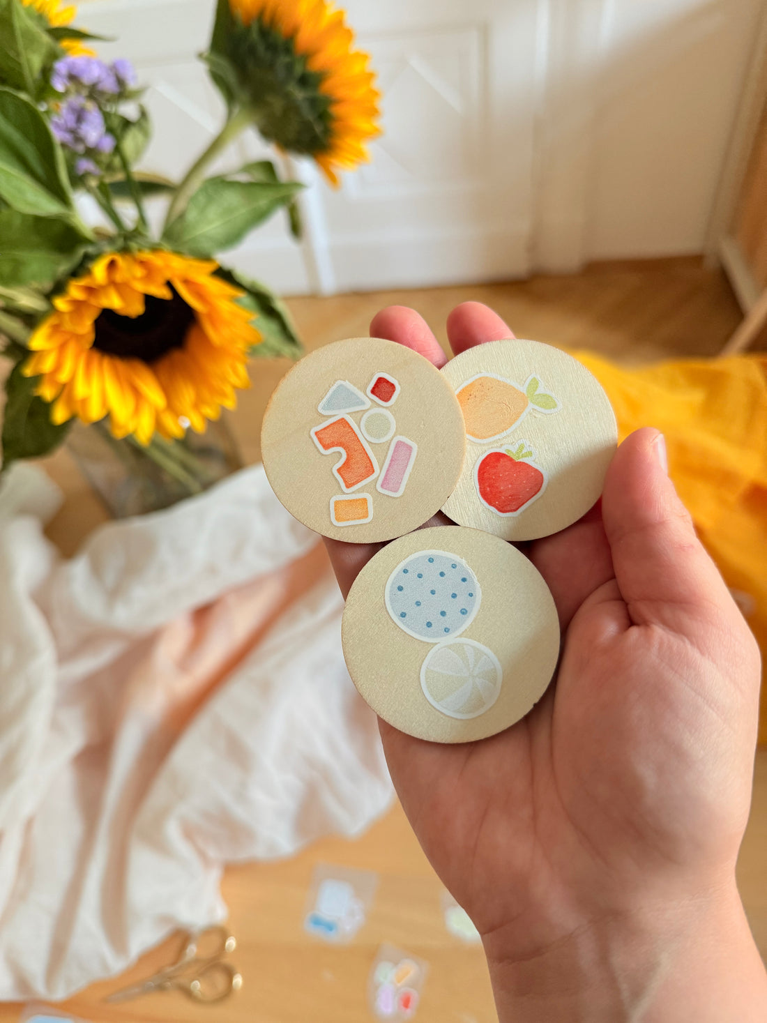 Hej Hanni Bügelbilderset Kinderzimmer A5