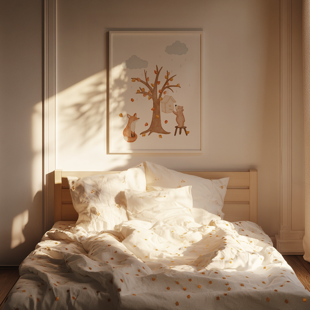 Kinderposter Jahreszeiten Herbst