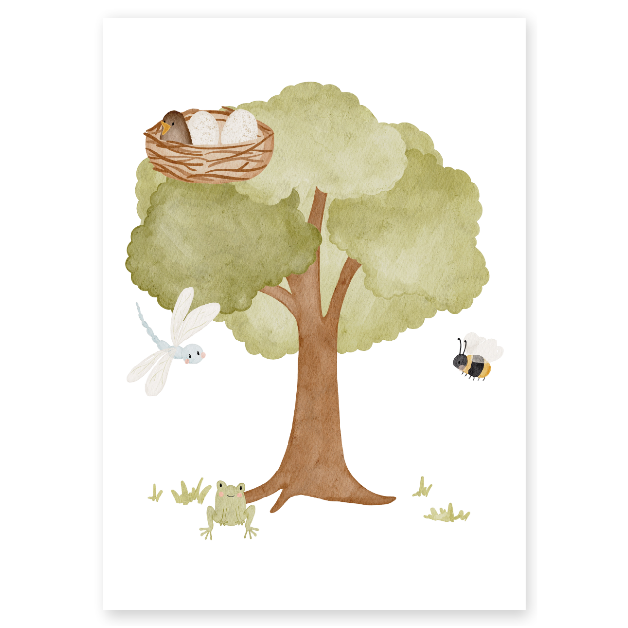 Kinderposter Jahreszeiten Sommer