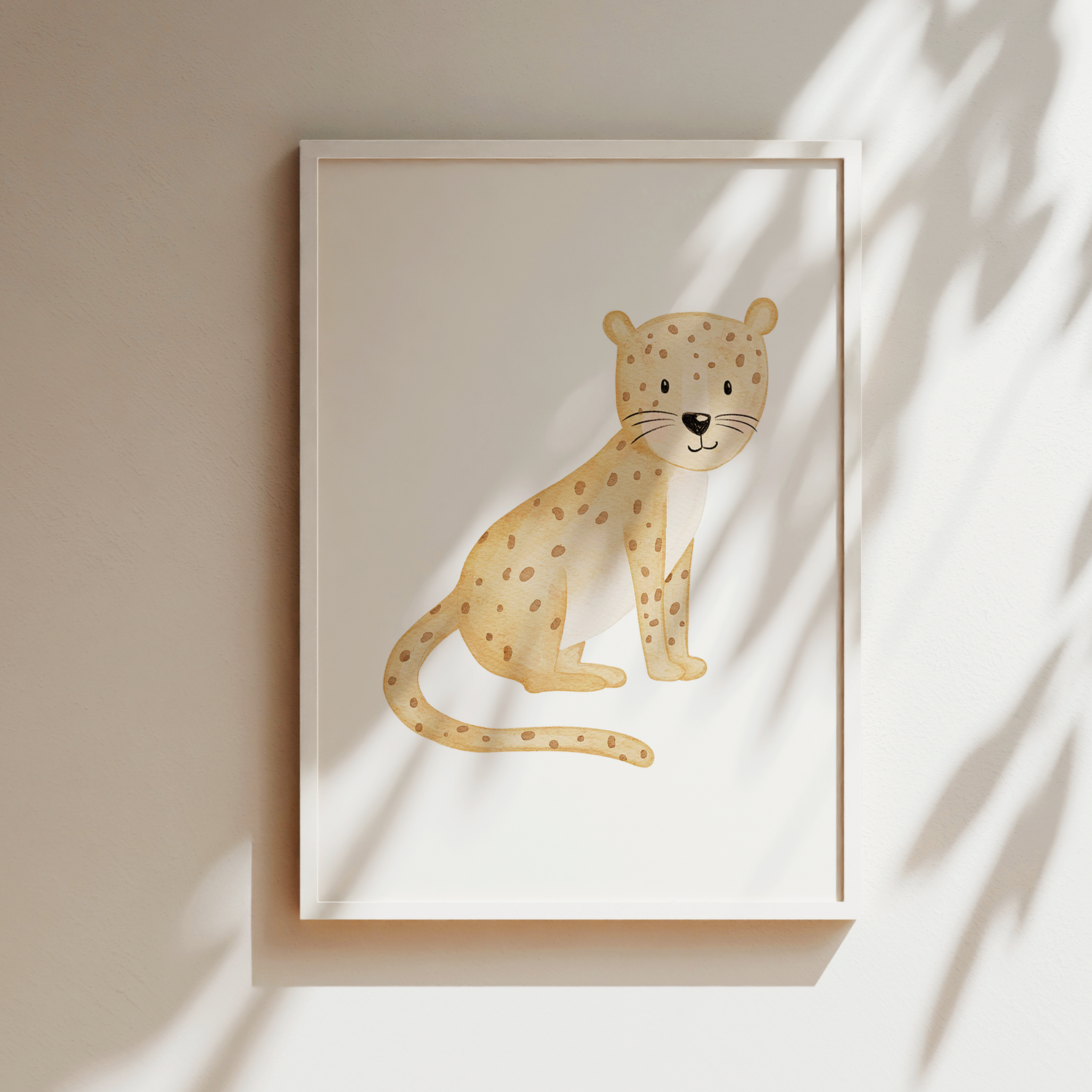 Kinderzimmerposter kleiner Gepard