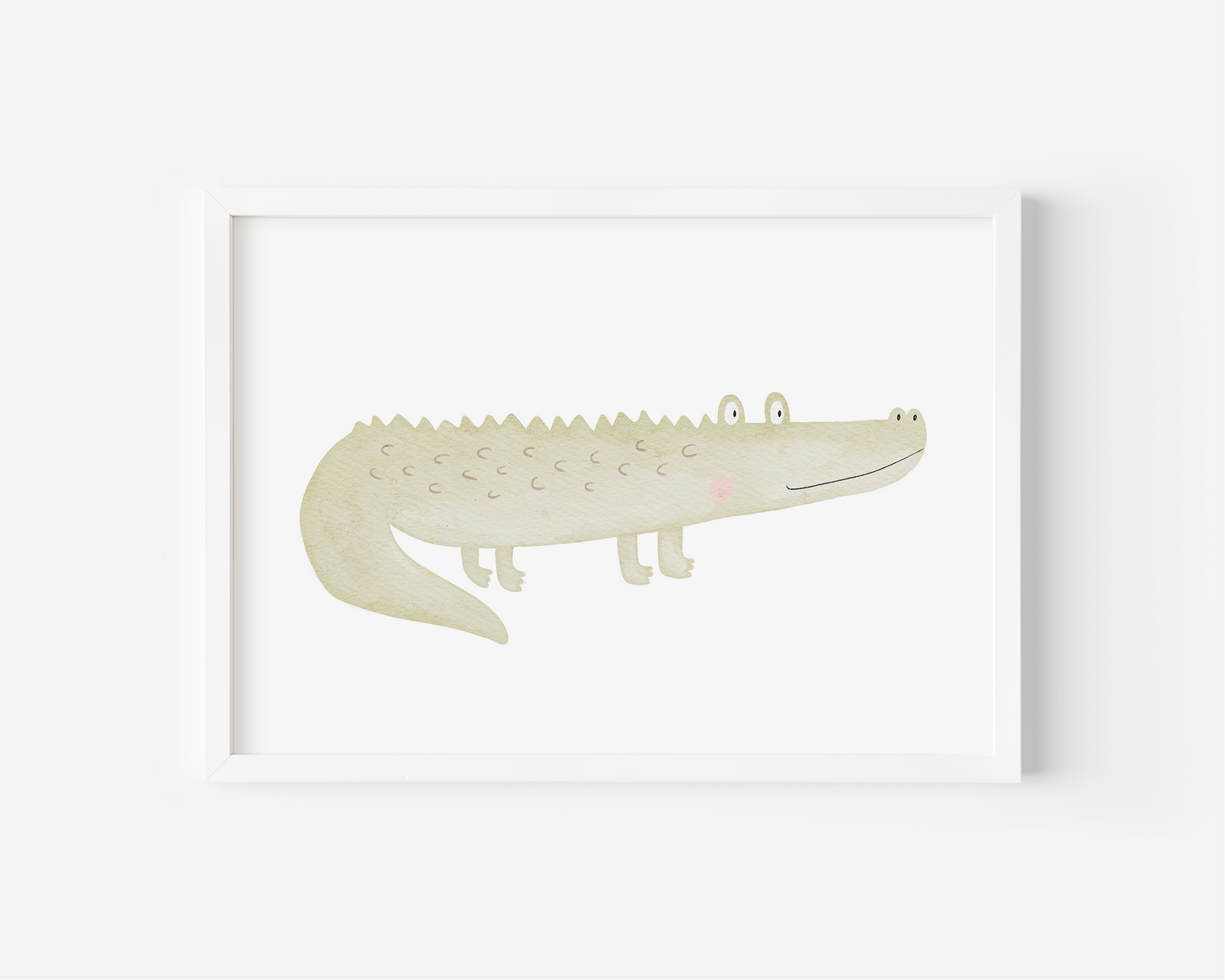 Kinderposter Krokodil