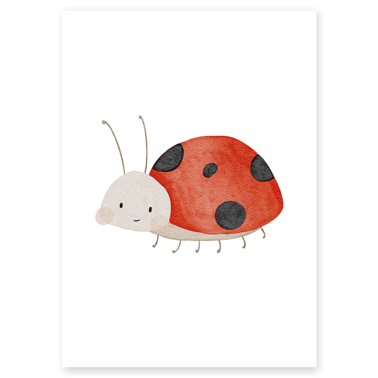 Kinderposter Marienkäfer