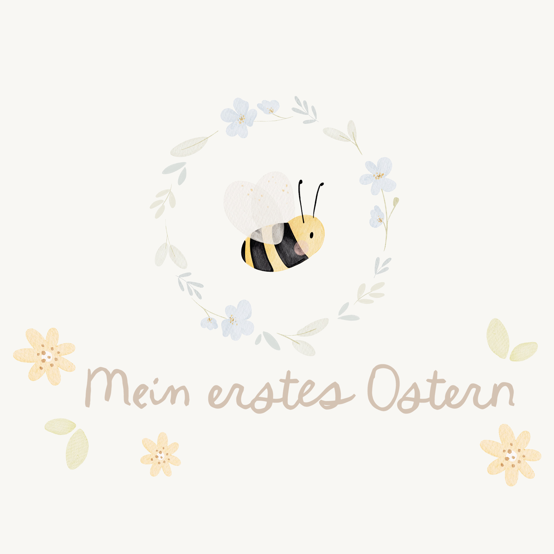 Hej Hanni Bügelbild Frühling Mein erstes Ostern