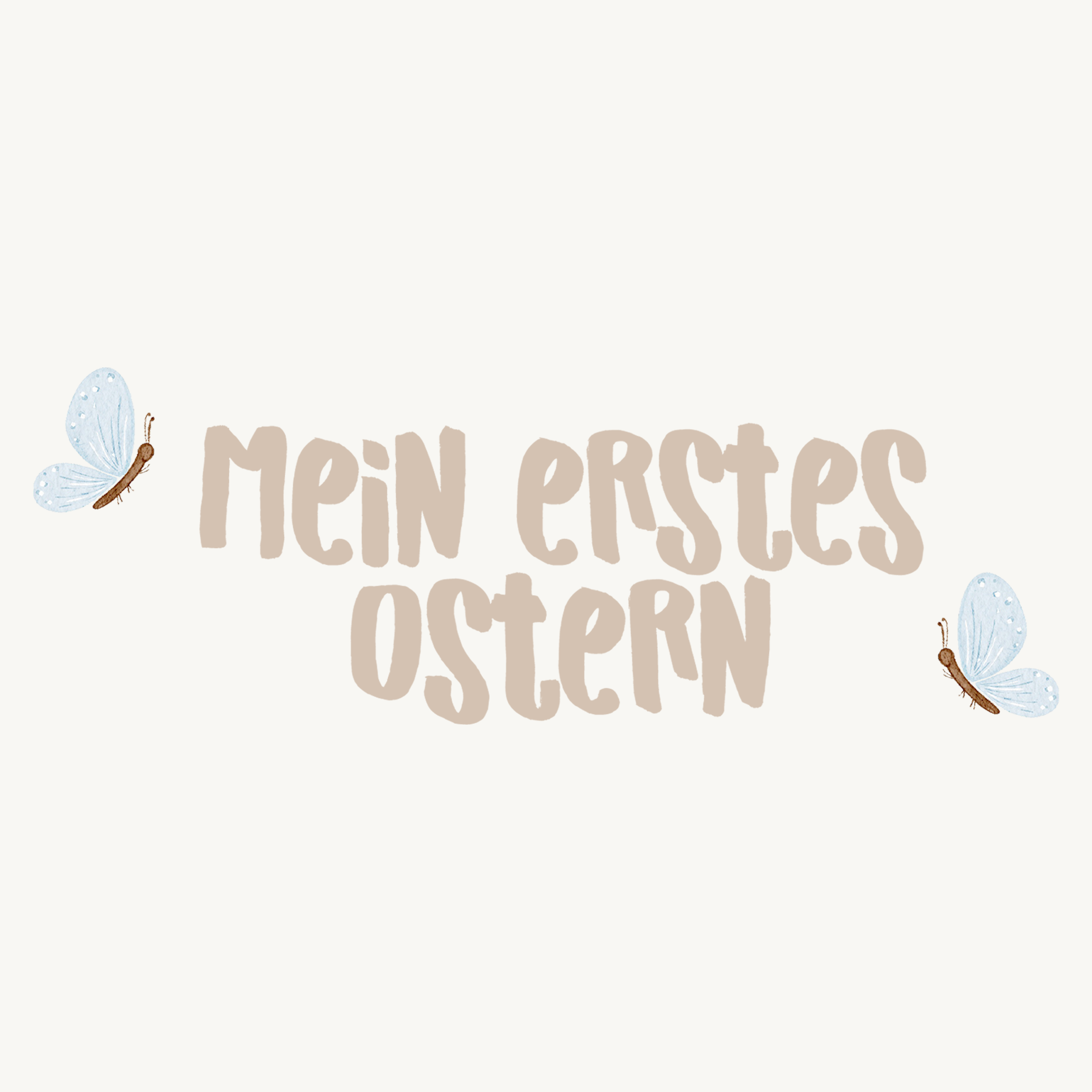 Hej Hanni Bügelbild Frühling Mein erstes Ostern