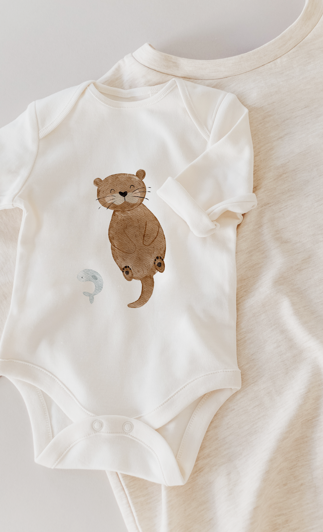 Hej Hanni Bügelbild Otter 1