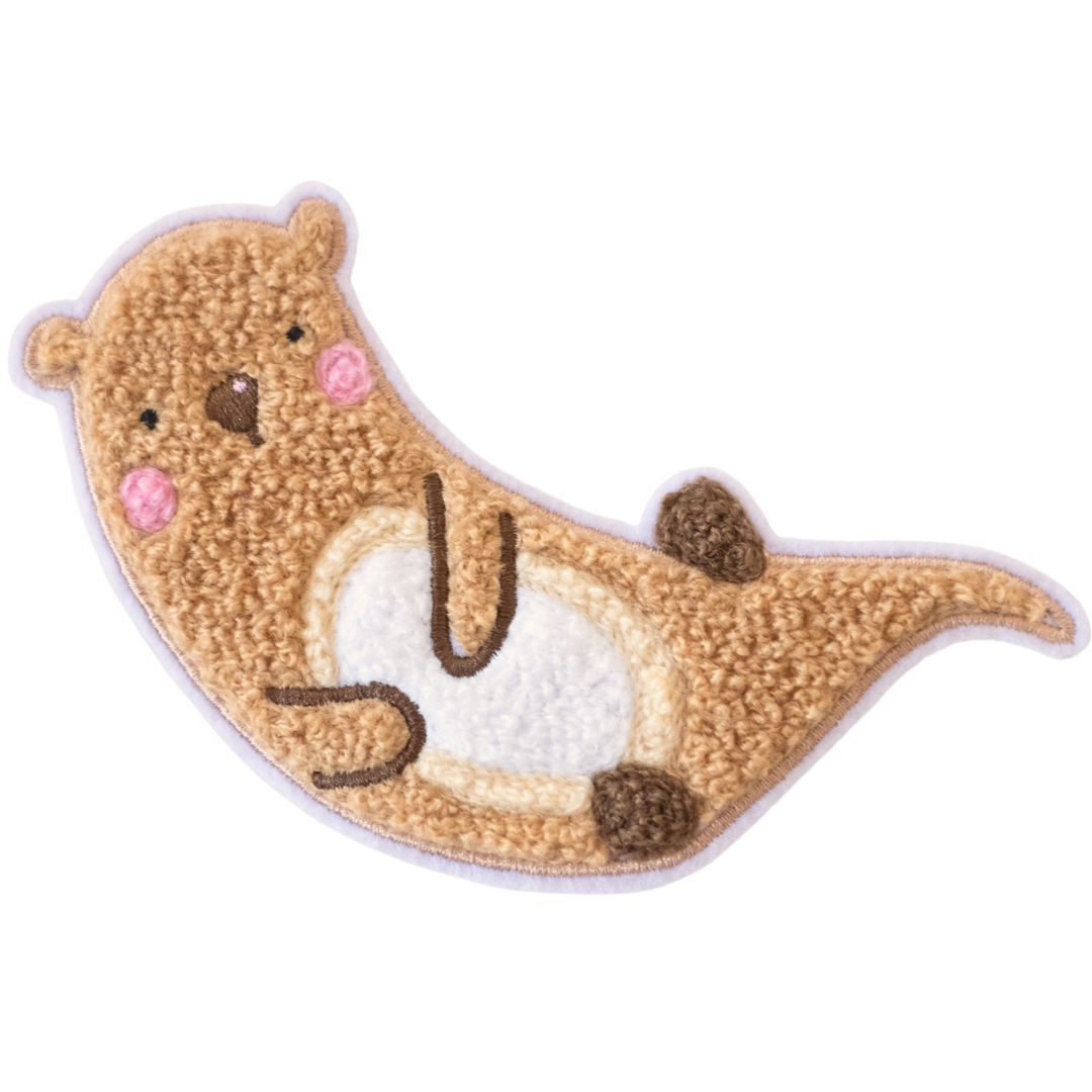 Hej Hanni Patch flauschig Otter Chenillepatch
