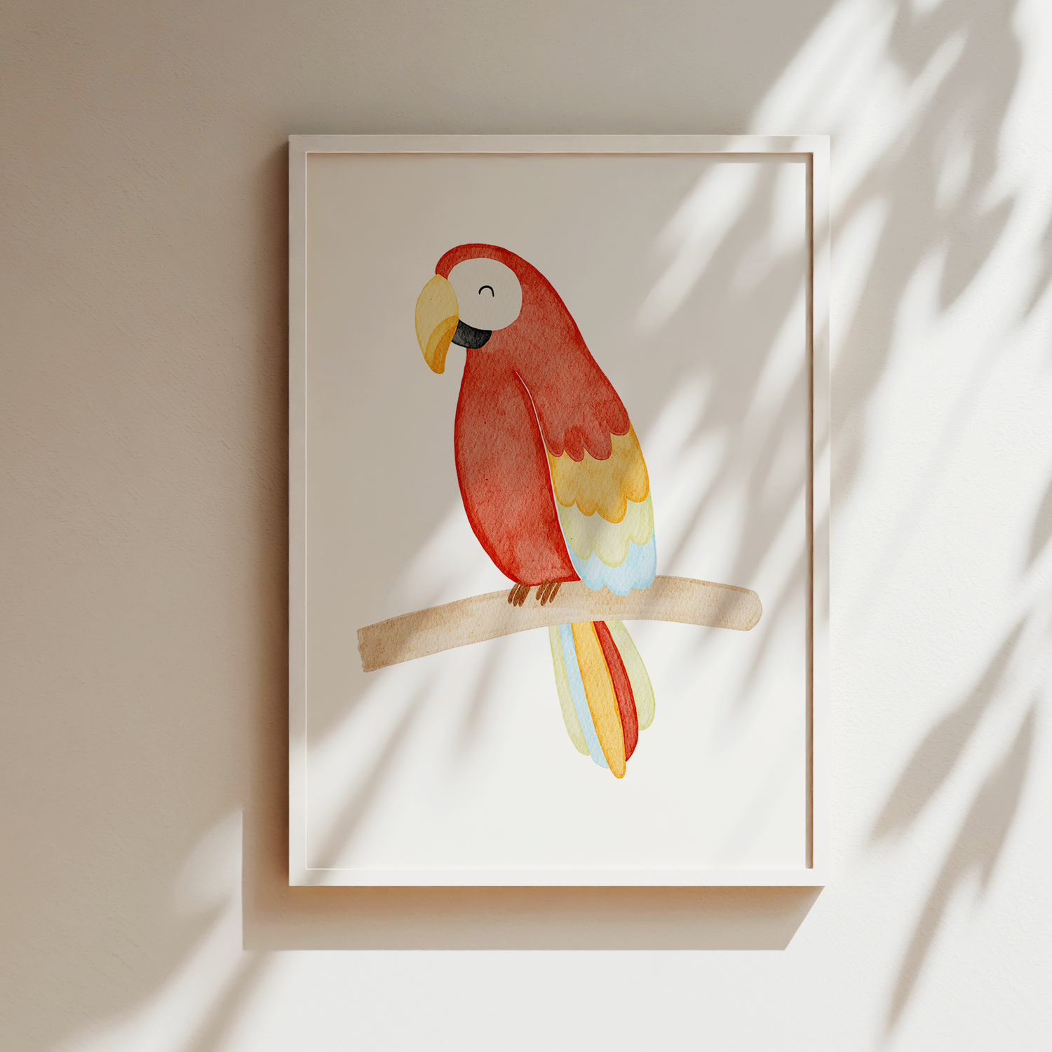 Kinderposter Papagei