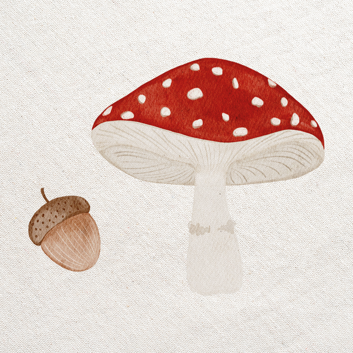 Hej Hanni Bügelbilderset A6 Pilzbär