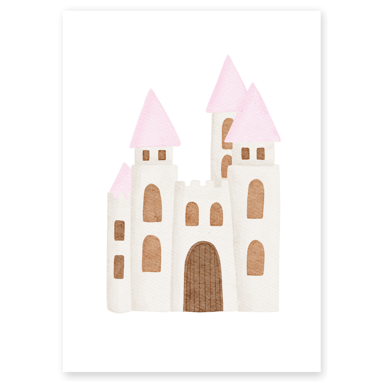 Kinderposter Märchenschloss