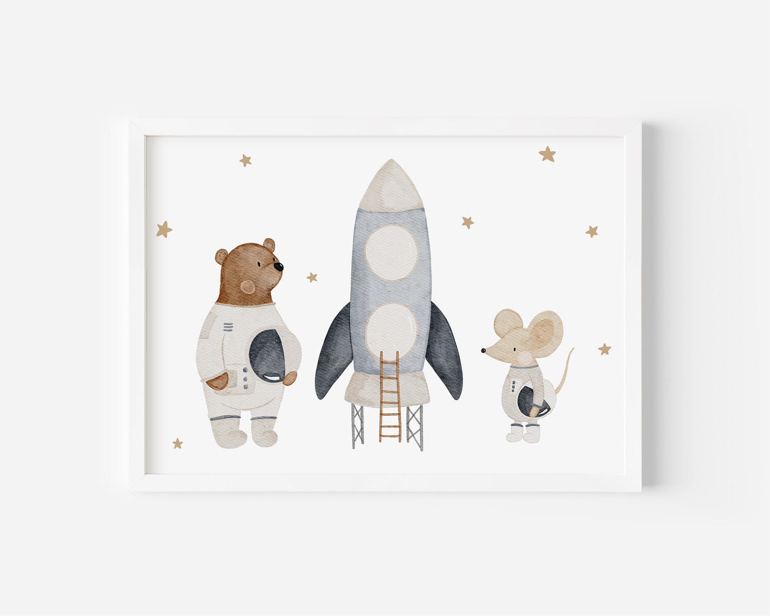 Kinderposter Raketenstart