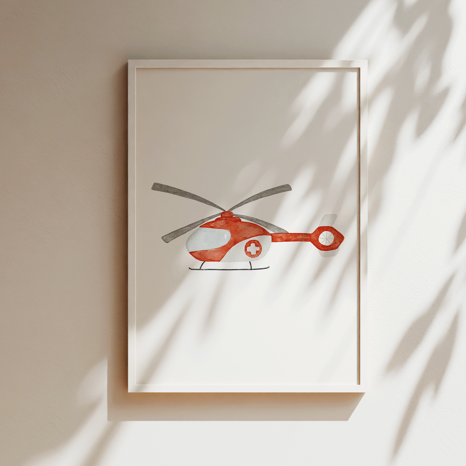 Kinderposter Rettungshubschrauber