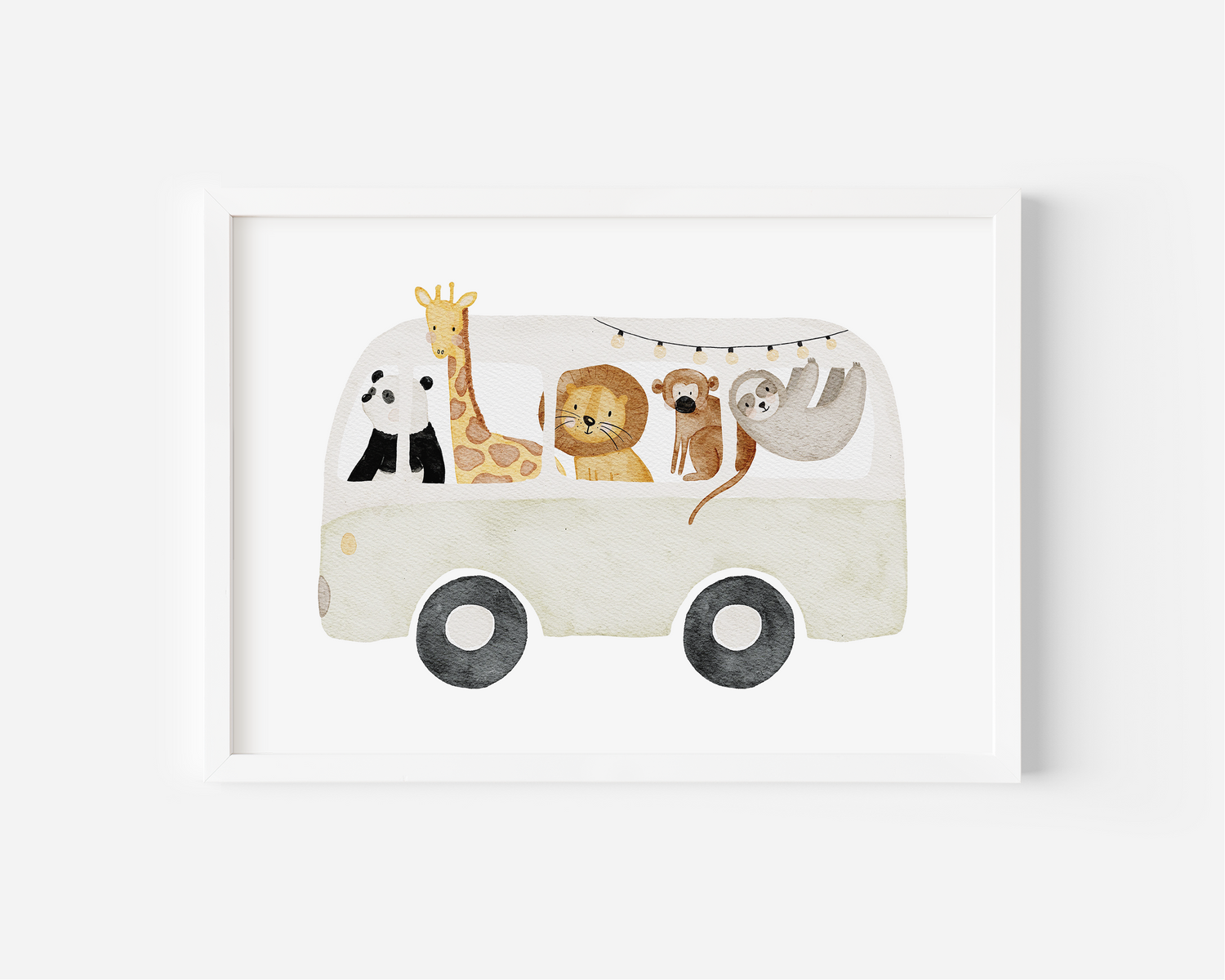 Kinderposter Safaribus