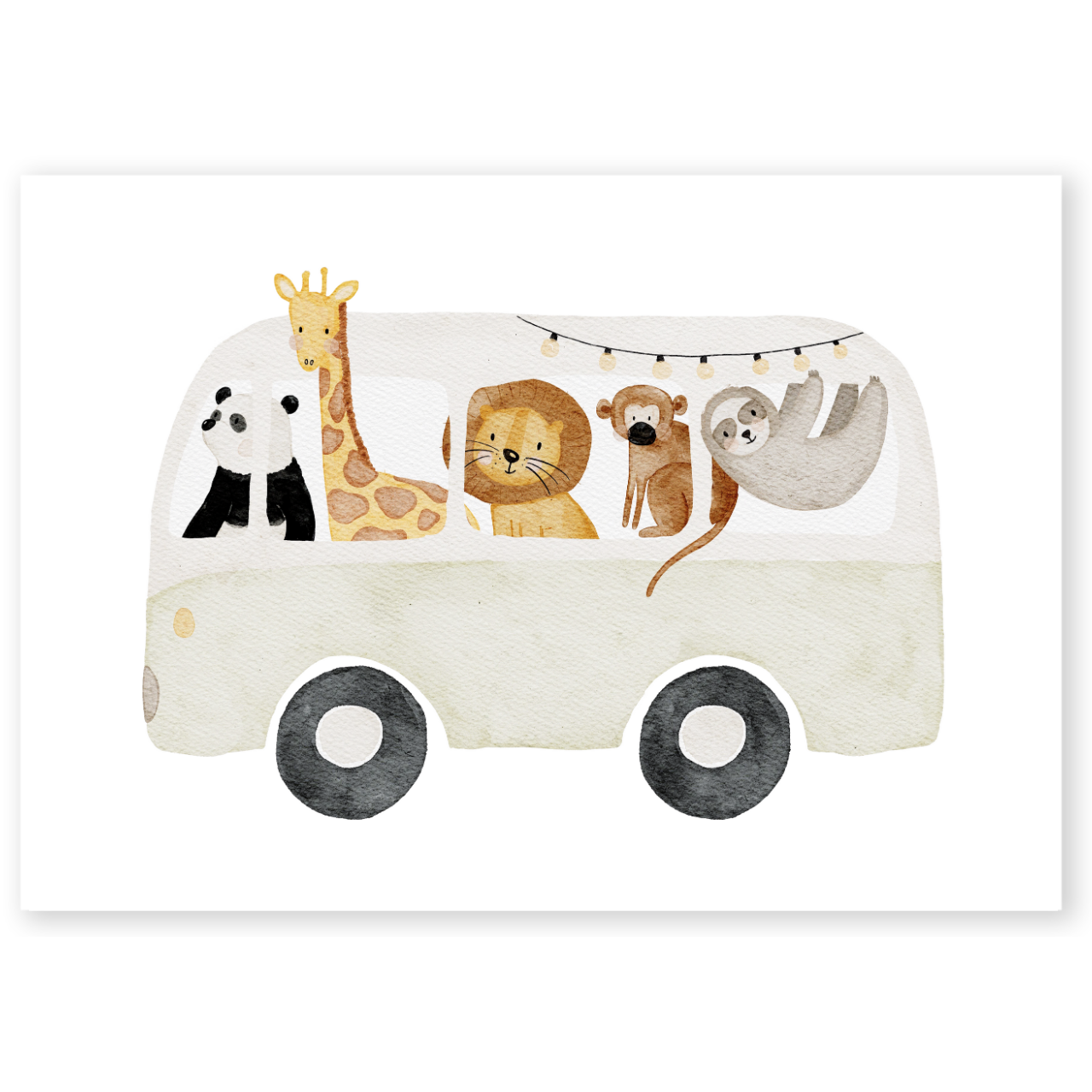 Kinderposter Safaribus