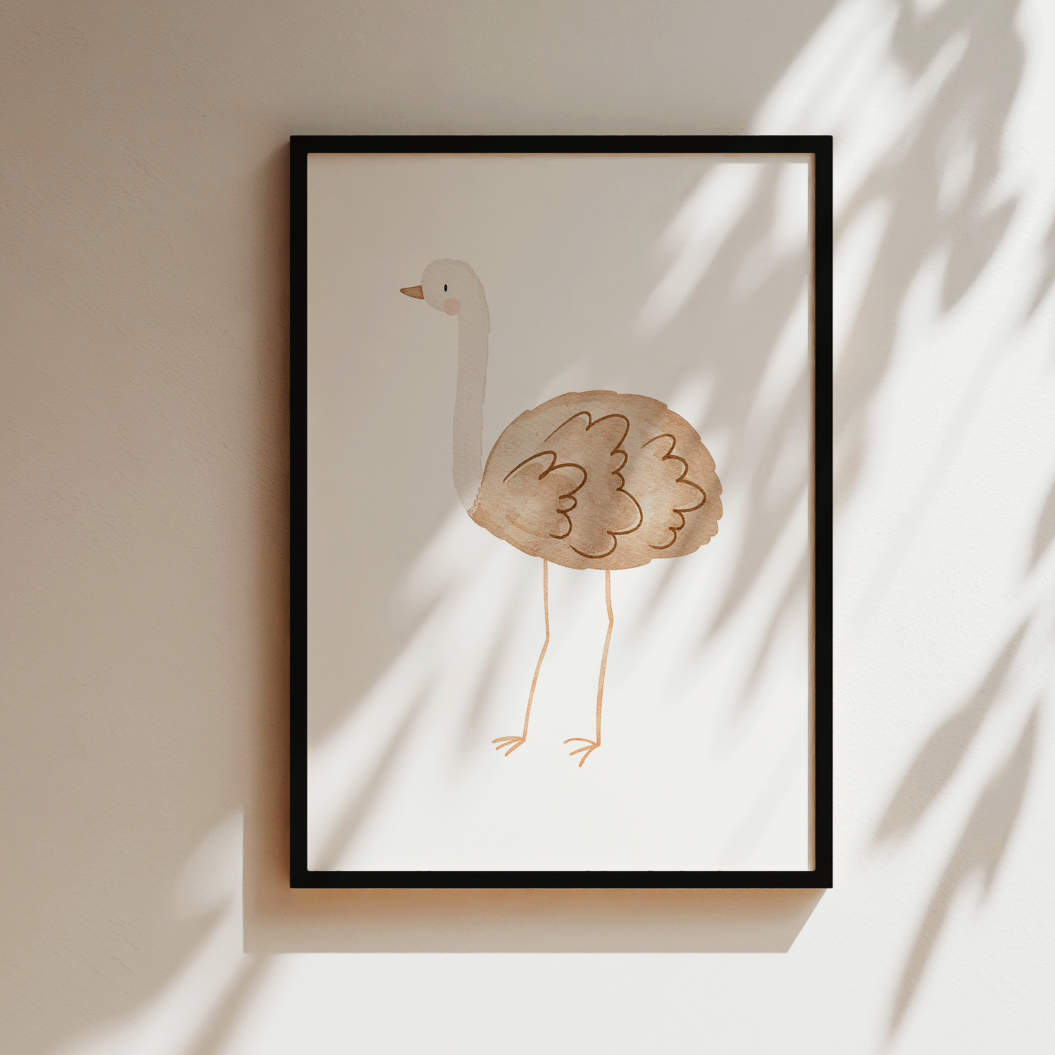 Kinderposter Strauß