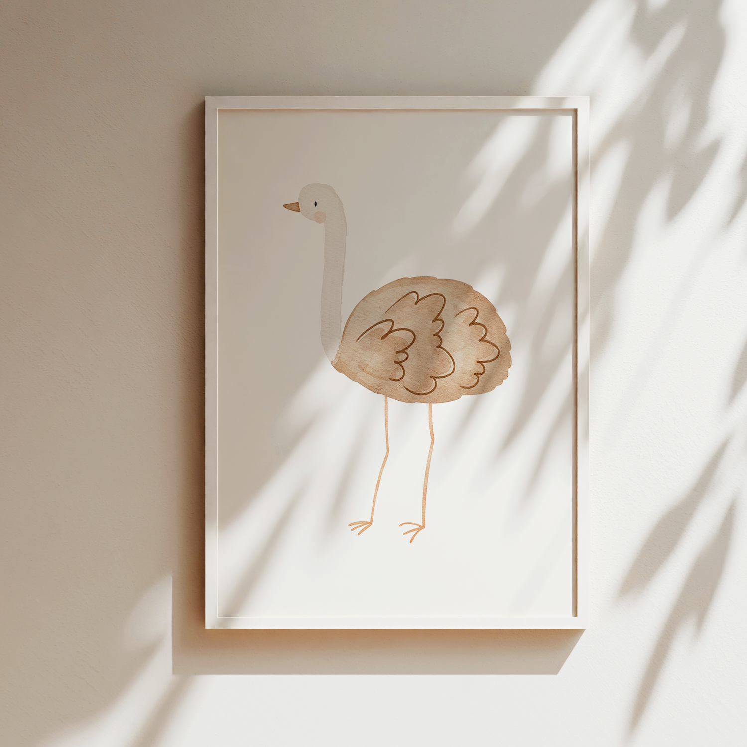 Kinderposter Strauß