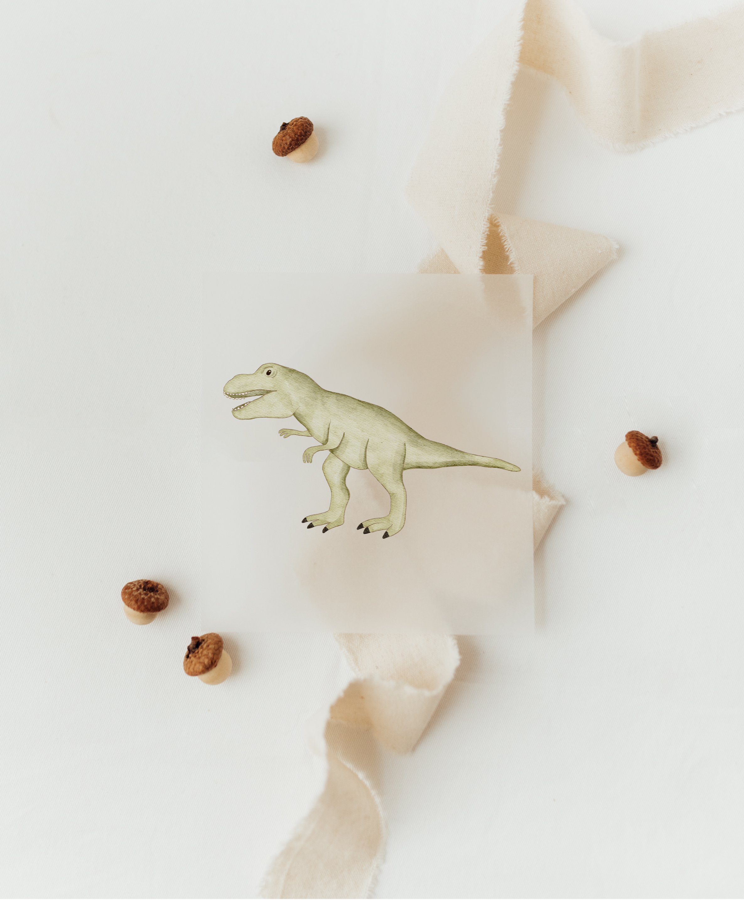 Hej Hanni Bügelbild Dinosaurier T-Rex
