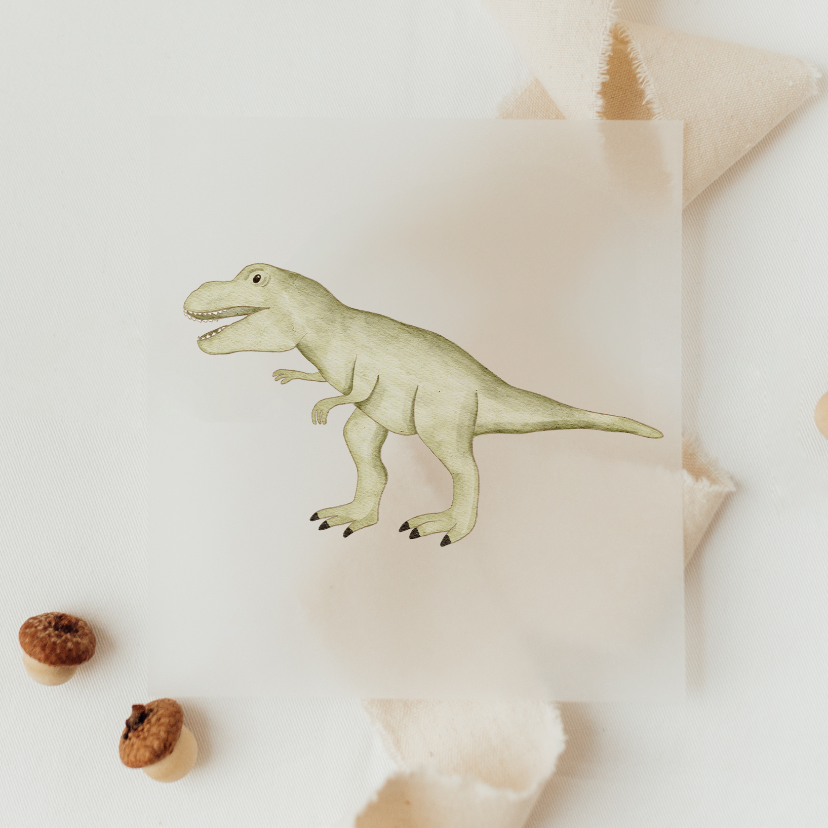 Hej Hanni Bügelbild Dinosaurier T-Rex